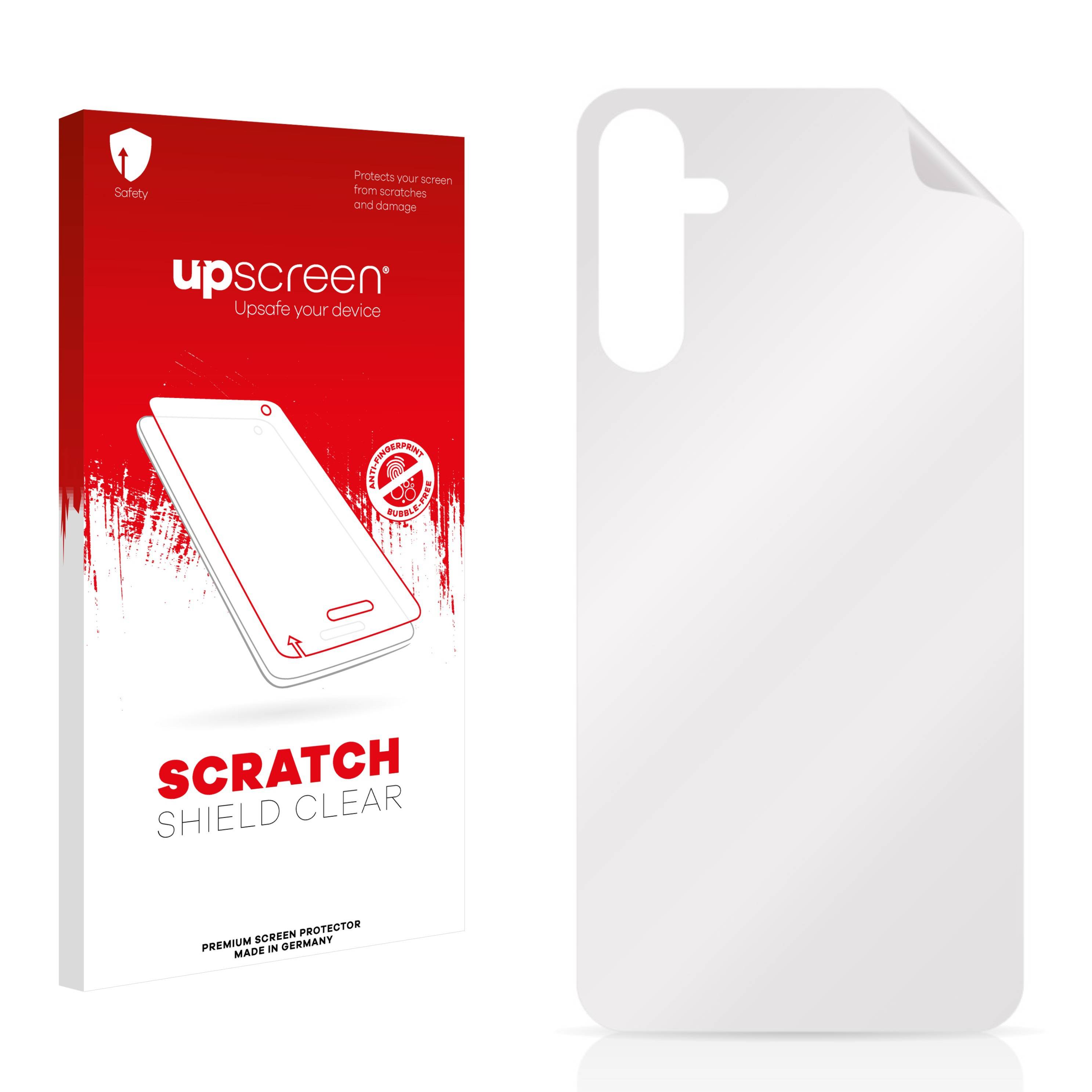 upscreen Schutzfolie für Samsung Galaxy A34 5G (Rückseite) Kratzschutz Anti-Fingerprint Klar