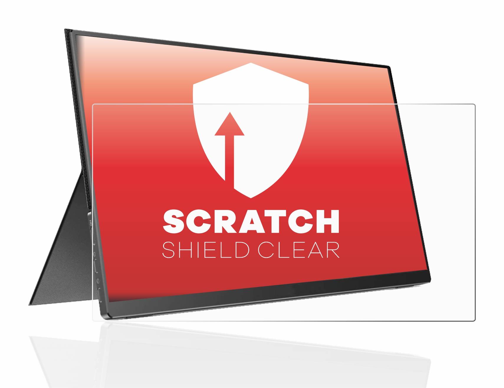 upscreen Scratch Shield Clear Premium Displayschutzfolie für Arzopa A1 Gamut Slim