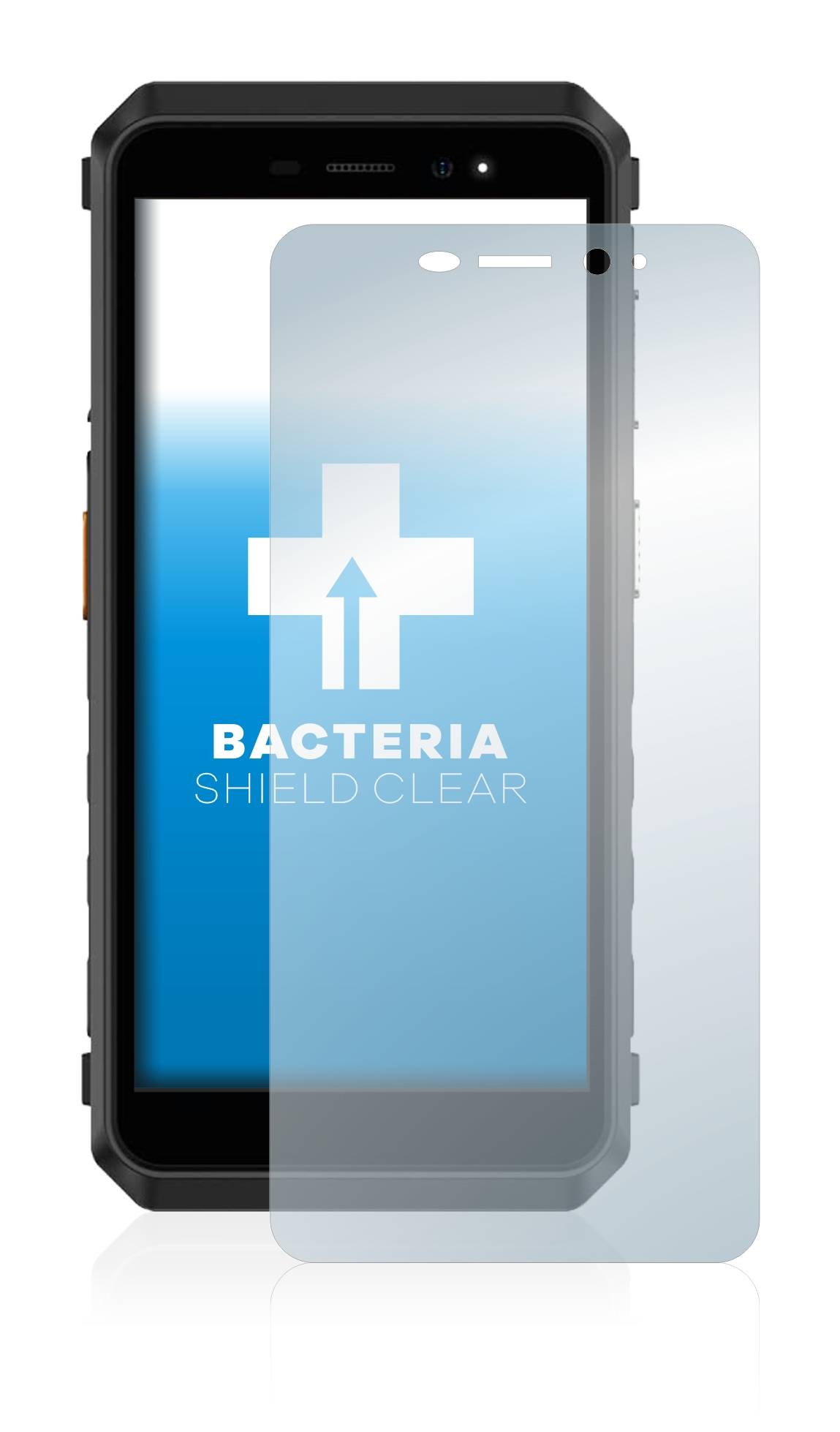 upscreen Schutzfolie für Ulefone Armor X11 Pro Antibakterielle Folie Klar Anti-Kratzer