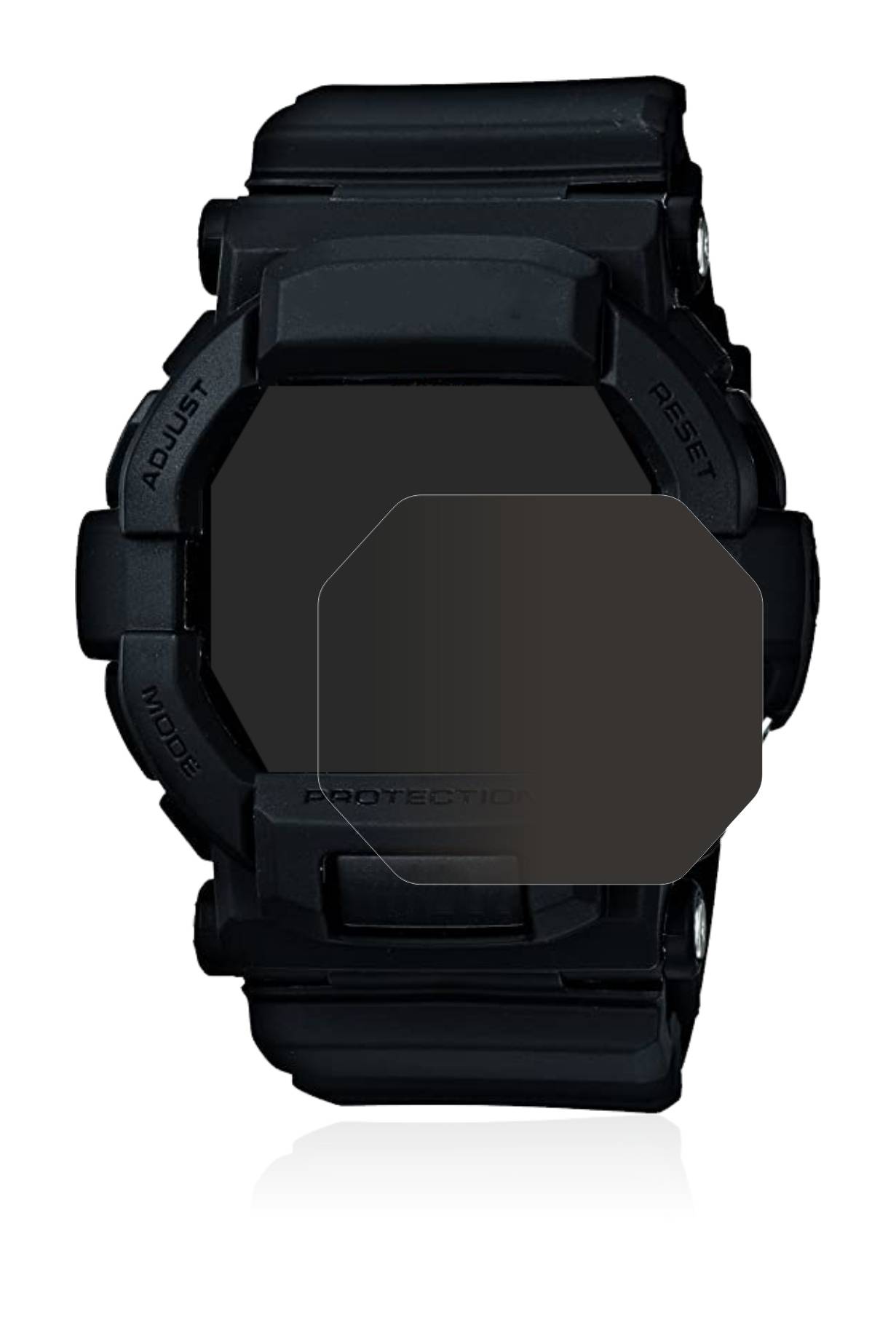 upscreen Spy Shield Clear Premium Blickschutzfolie für Casio G-Shock