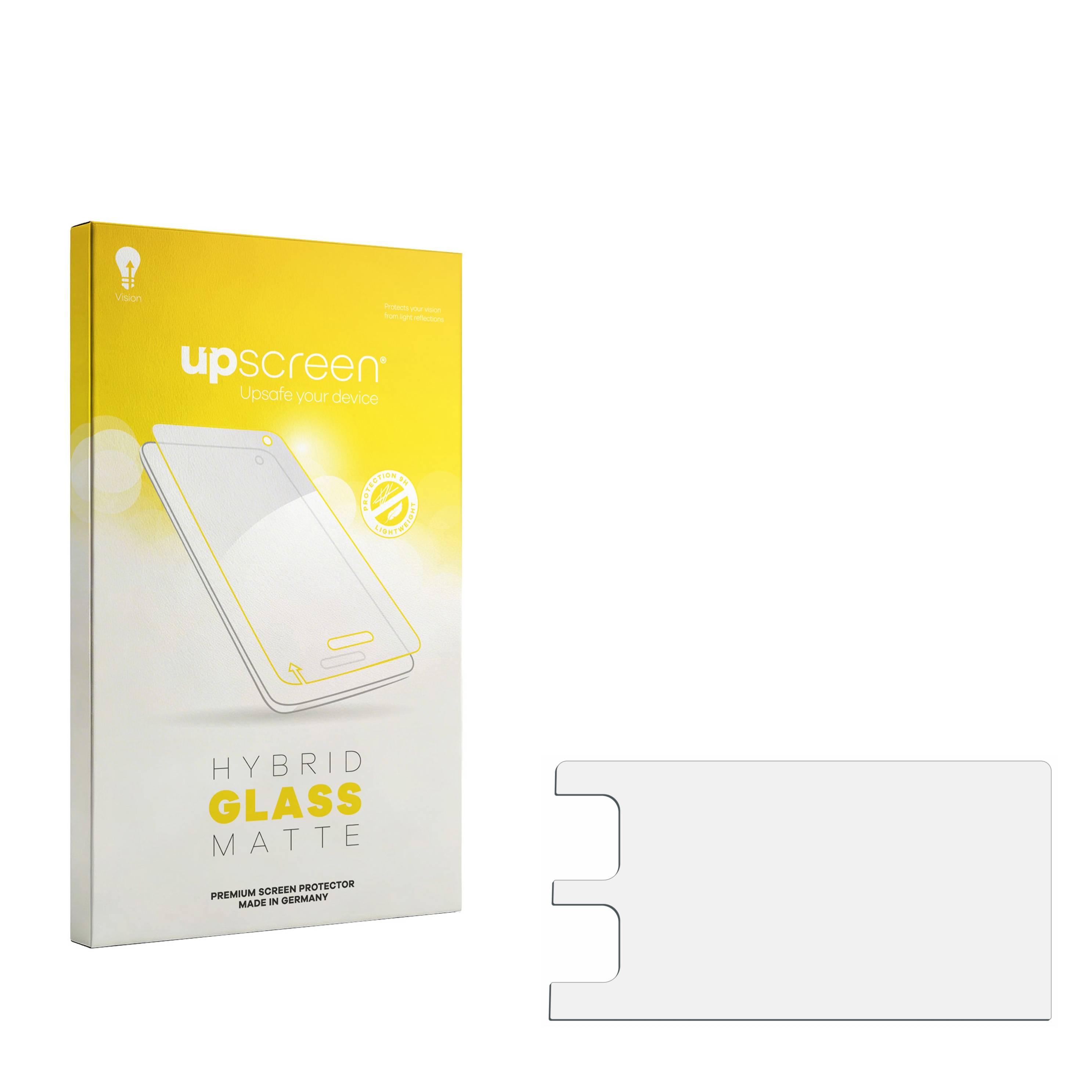 upscreen Hybrid Glass Matte Premium Schutzglas Folie für Honda HR-V 2022