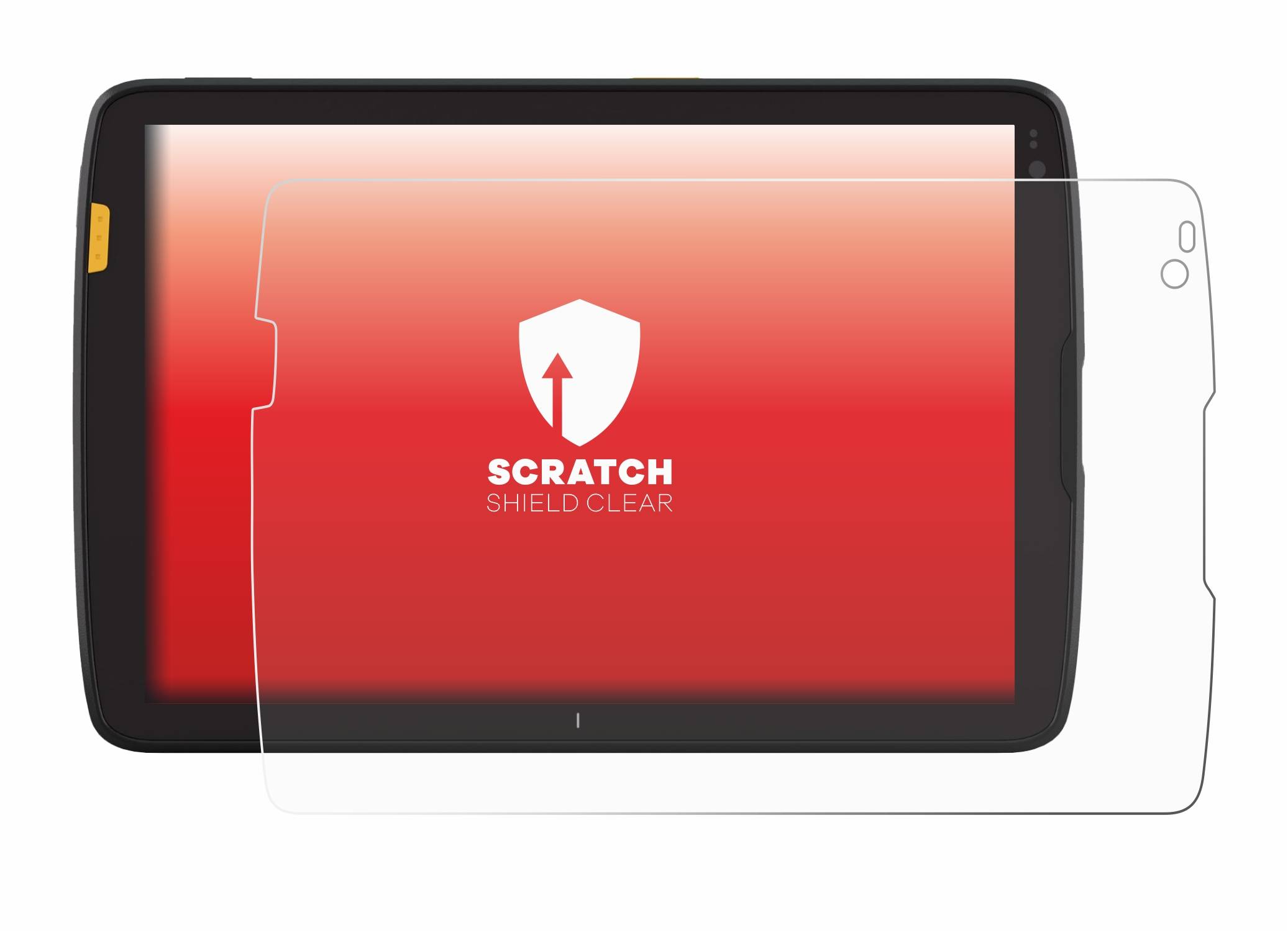 upscreen Schutzfolie für Zebra ET45 8" / ET40 Kratzschutz Anti-Fingerprint Klar