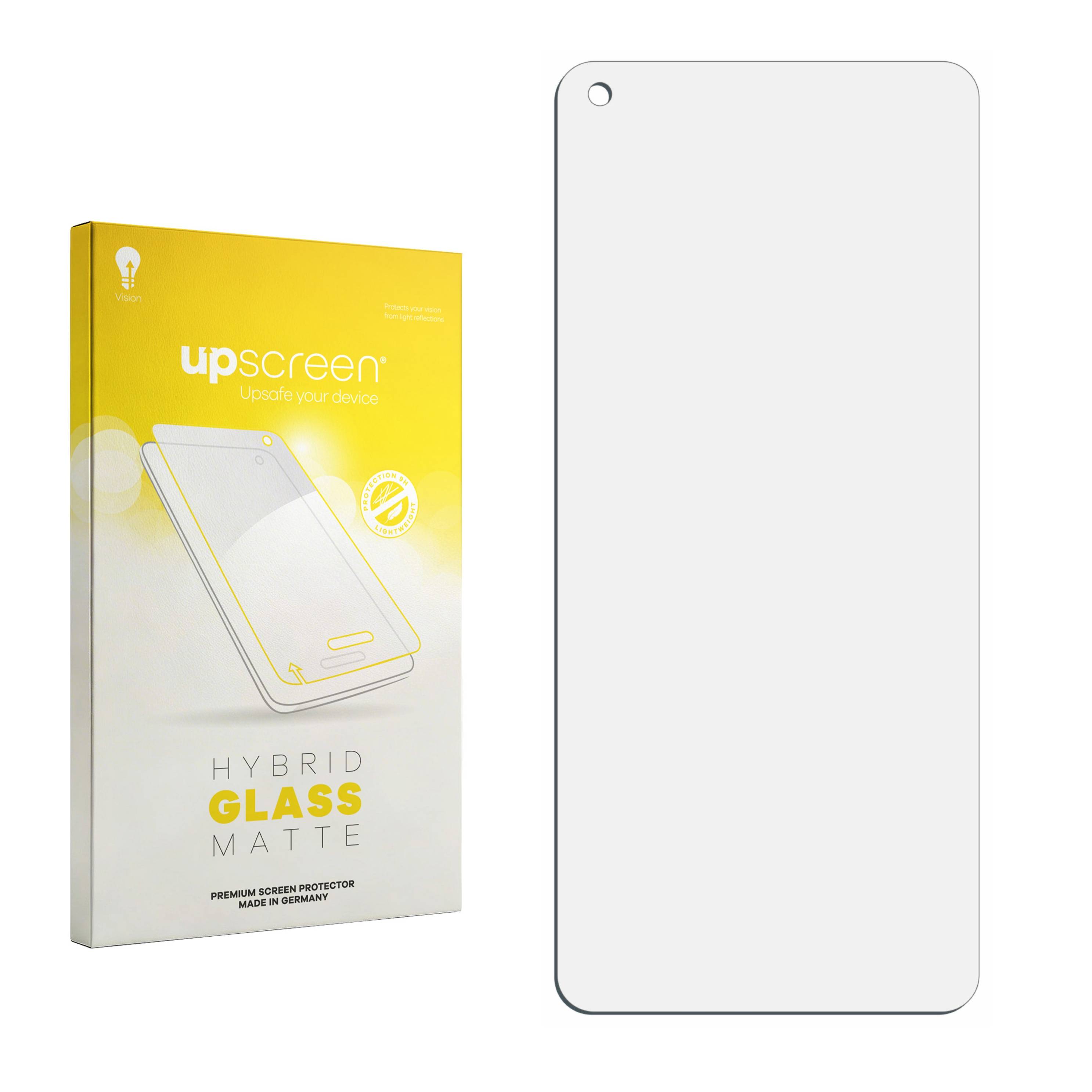 upscreen Flexible Panzerglasfolie für realme 10 Schutzglas 9H Hybridglas Matt Entspiegelt