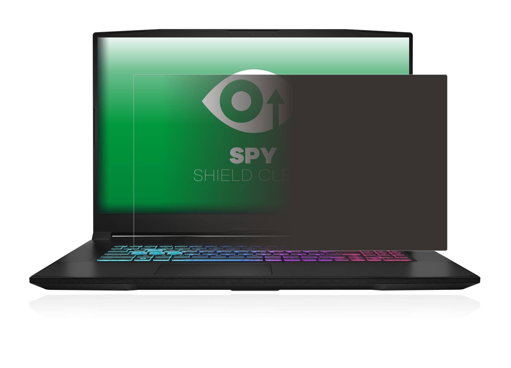 upscreen Spy Shield Clear Premium Blickschutzfolie für MSI Katana 17
