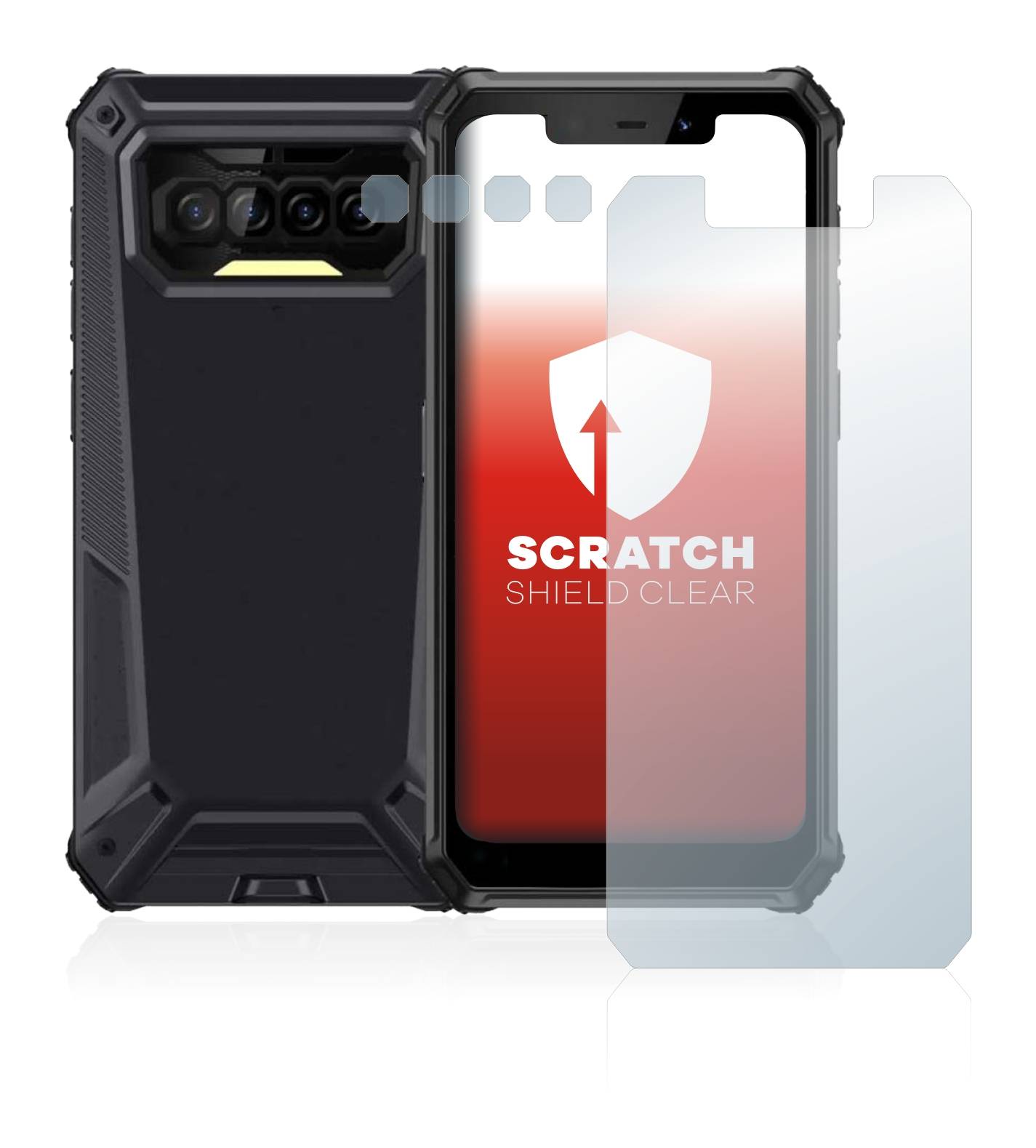 upscreen Schutzfolie für iiiF150 B2021 (Display+Kamera) Kratzschutz Anti-Fingerprint Klar