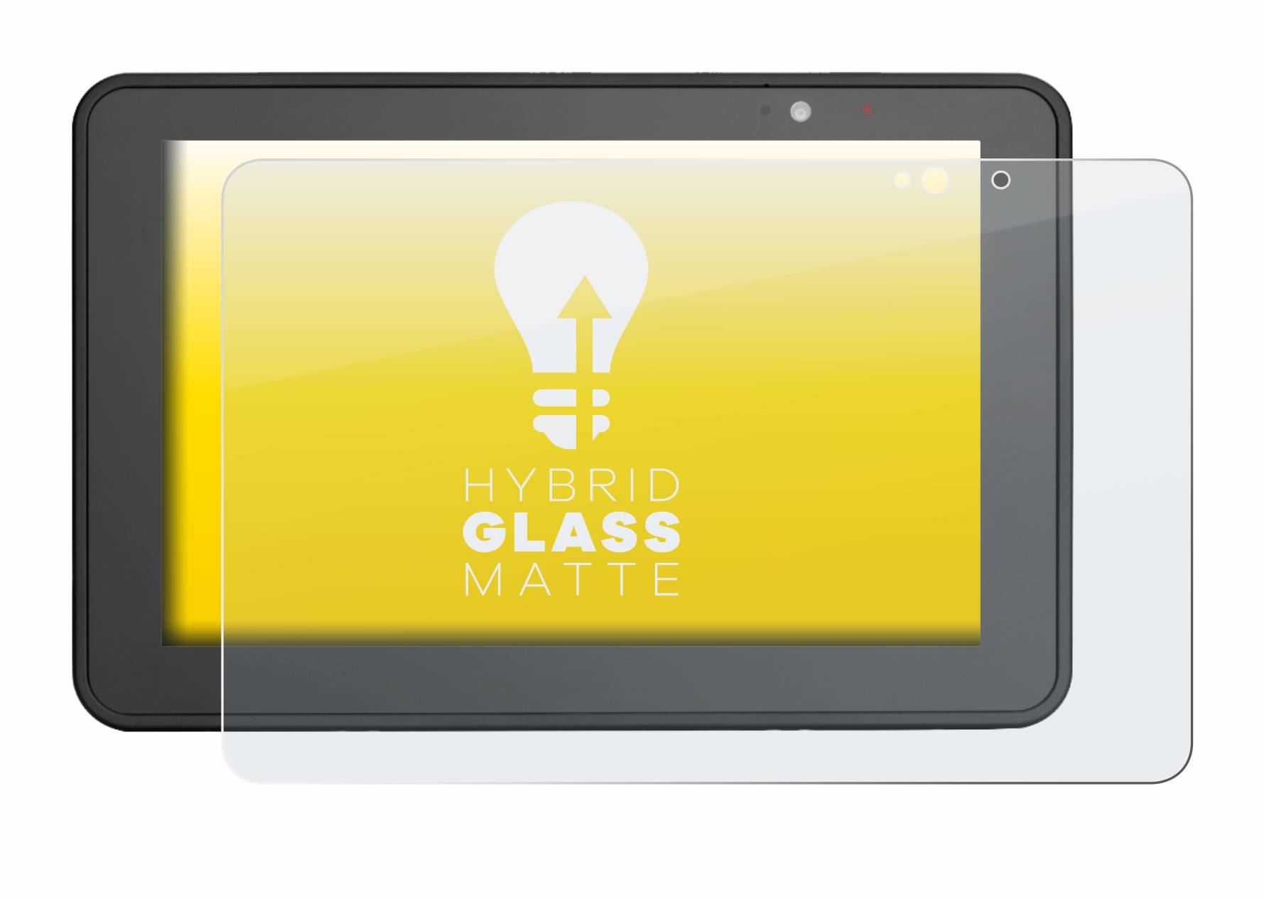 upscreen Hybrid Glass Matte Premium Schutzglas Folie für Zebra ET51 / ET56