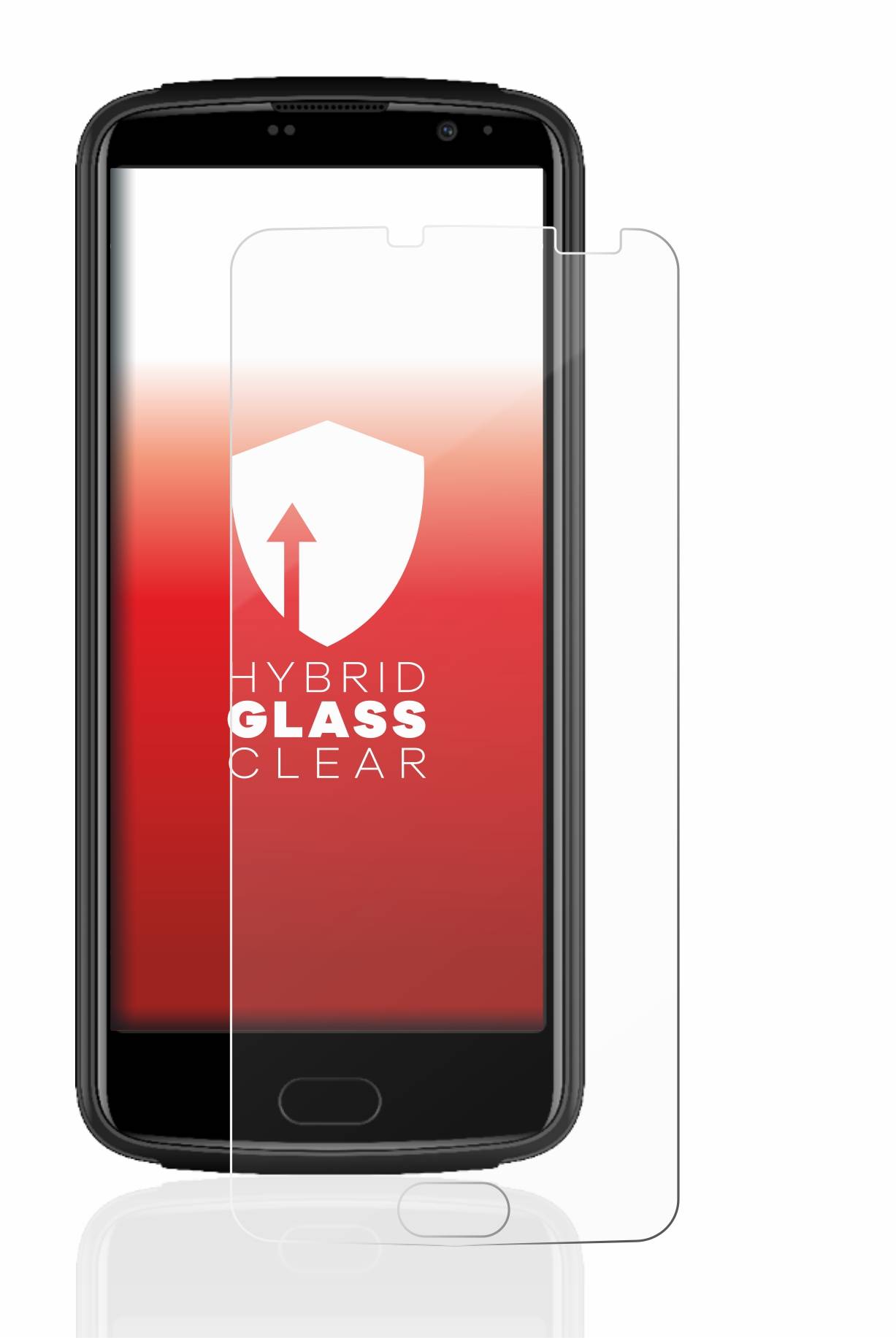 upscreen Flexible Schutz Glas Folie für Beafon M7 premium Schutzglas 9H Hybridglas Klar