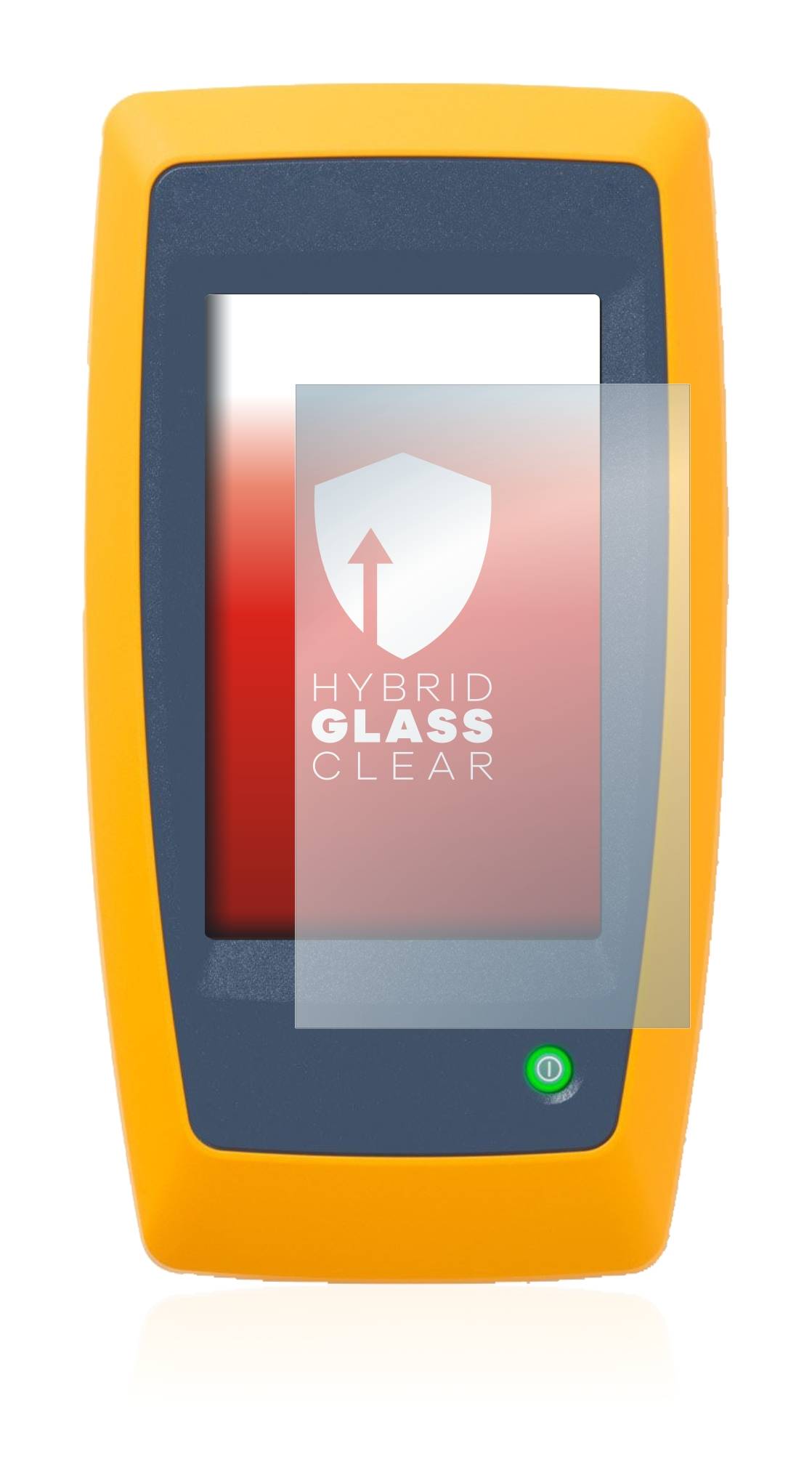 upscreen Flexible Schutz Glas Folie für Fluke LinkIQ Schutzglas 9H Hybridglas Klar