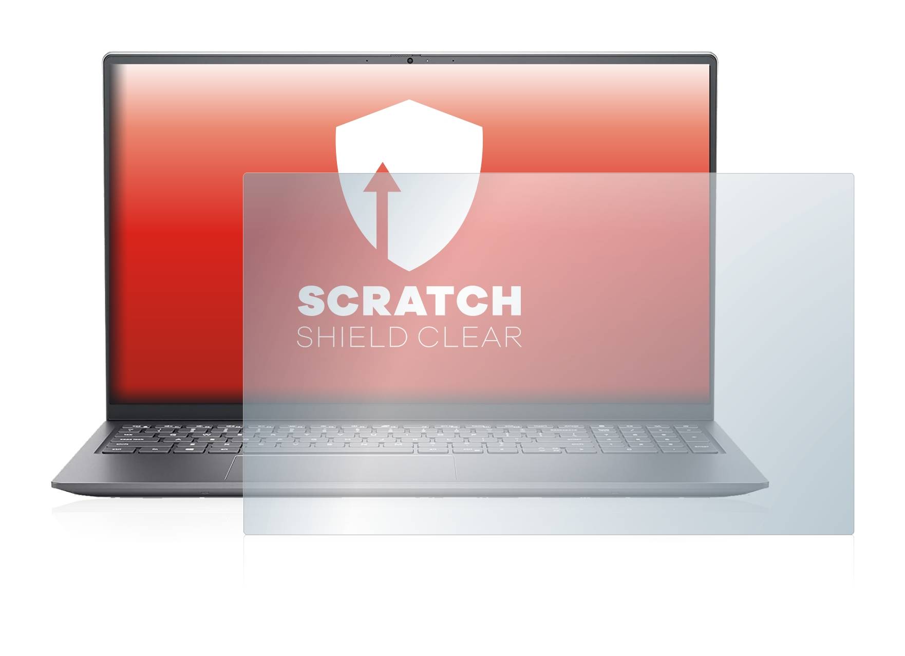 upscreen Scratch Shield Clear Premium Displayschutzfolie für Dell Inspiron 15