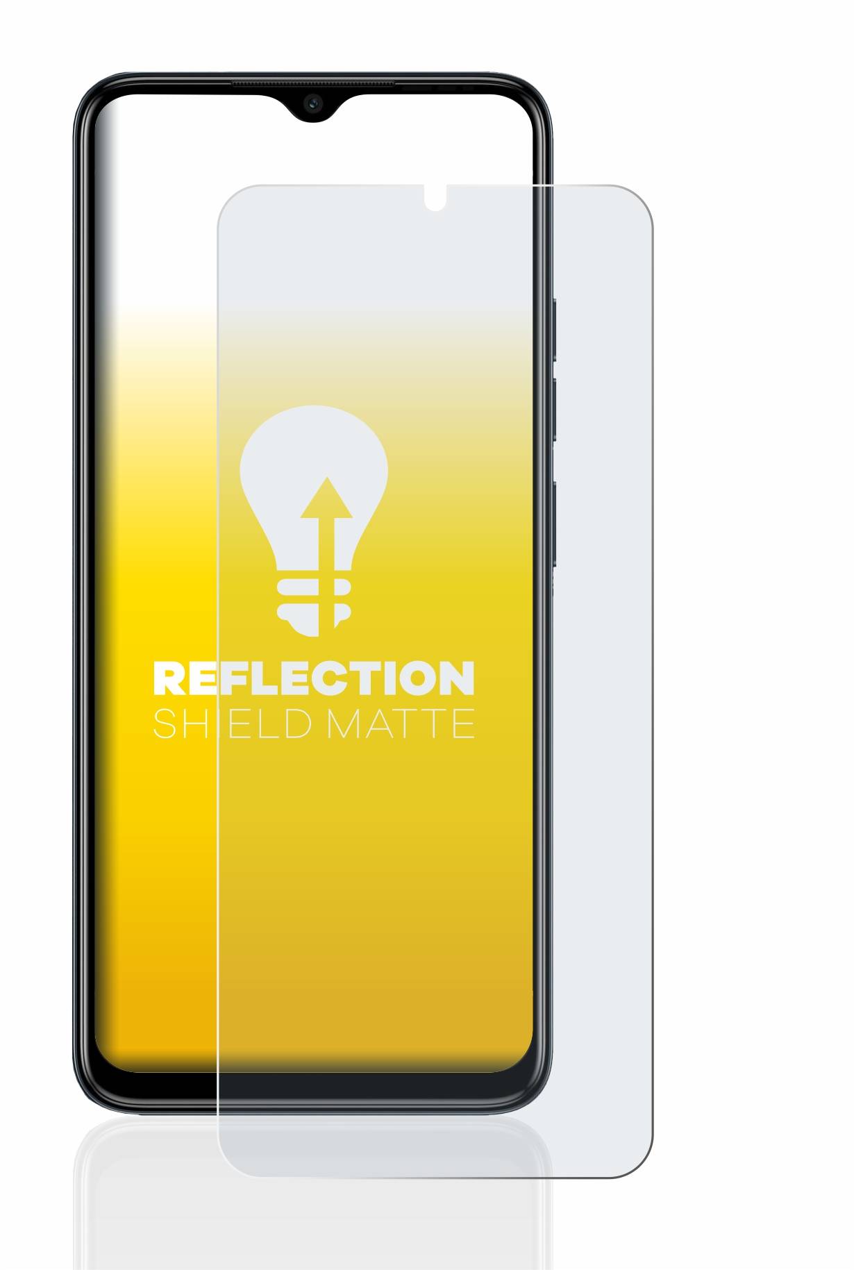 upscreen Schutzfolie für Tecno Spark Go 2023 Folie Matt Entspiegelt Anti-Reflex