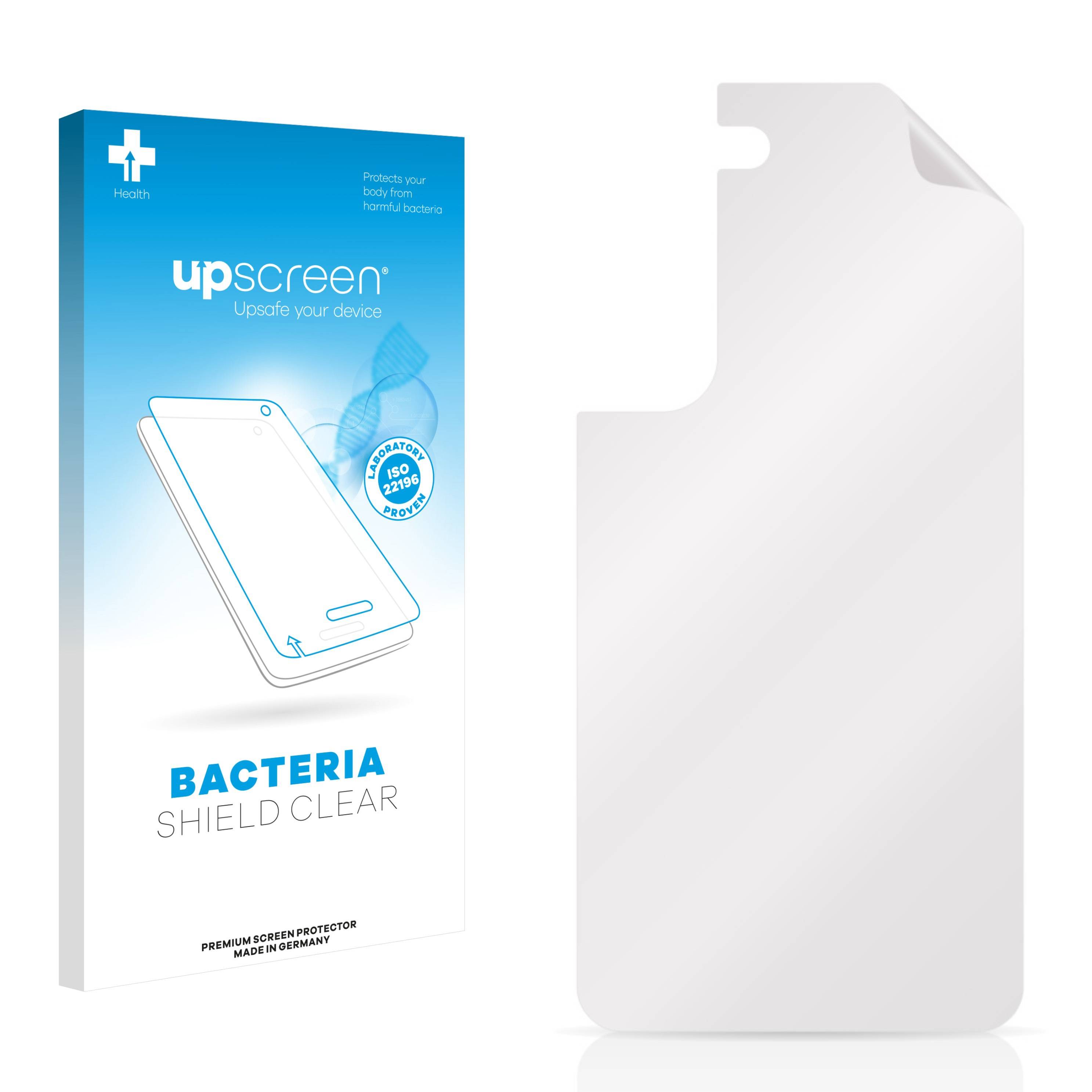 upscreen Schutzfolie für Samsung Galaxy S22 Enterprise Edition (Rückseite) Antibakterielle Folie Klar Anti-Kratzer