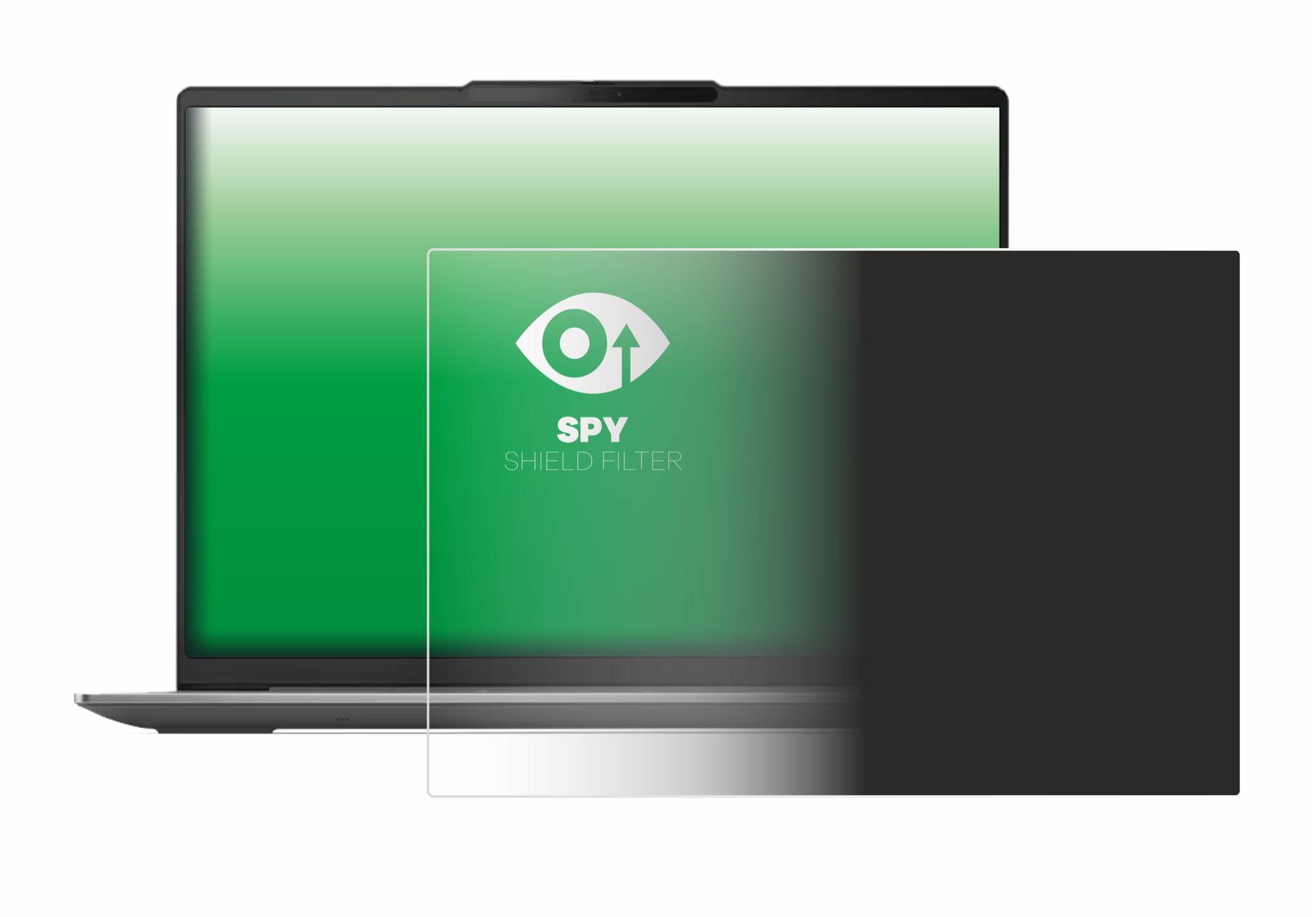 upscreen Blickschutzfilter für Lenovo Yoga Slim 6i Gen 8 14" Blaulichtfilter Sichtschutz Privacy Anti Spy abnehmbar