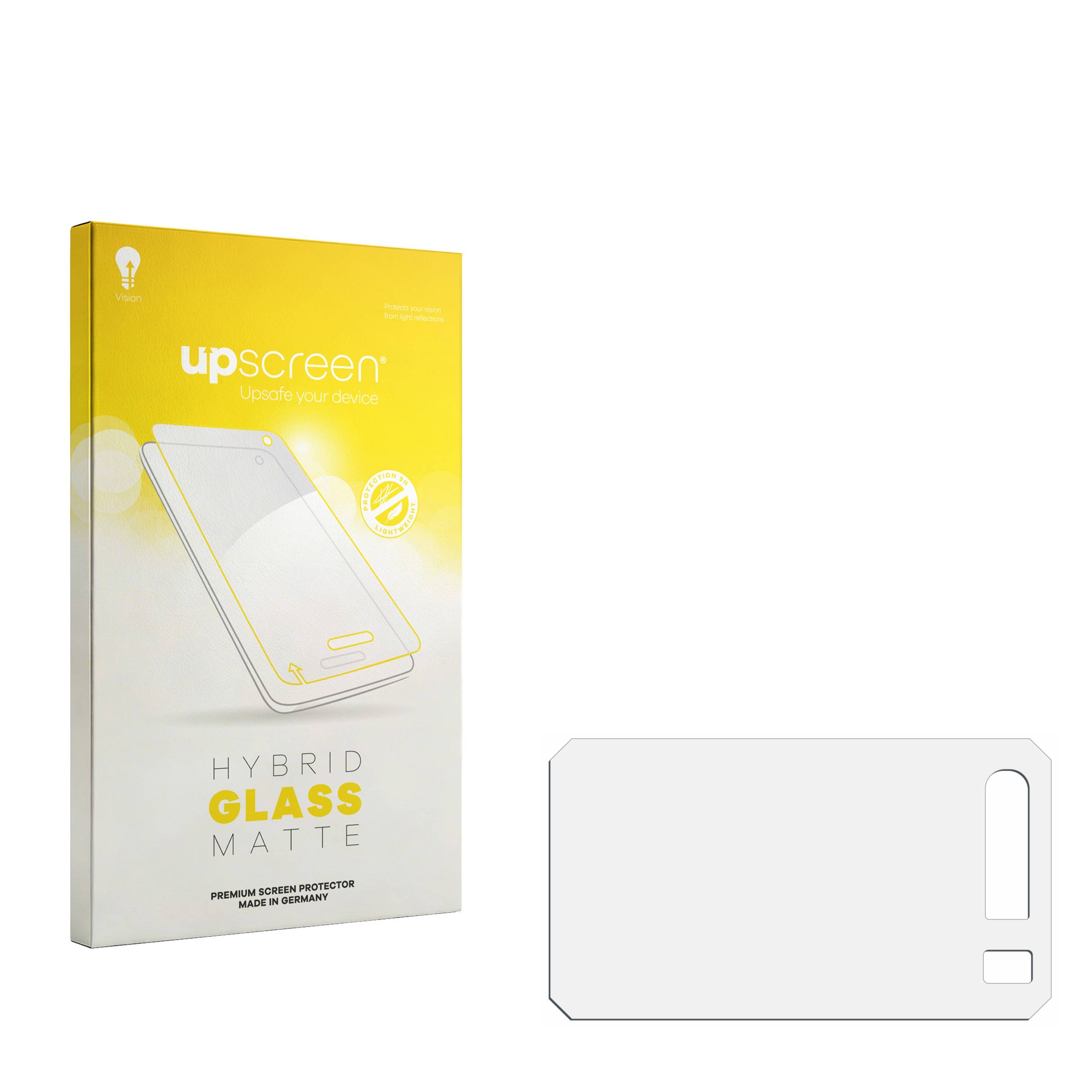 upscreen Flexible Schutz Glas Folie für Humminbird Apex 13 MEGA SI+ Schutzglas 9H Hybridglas Matt Entspiegelt