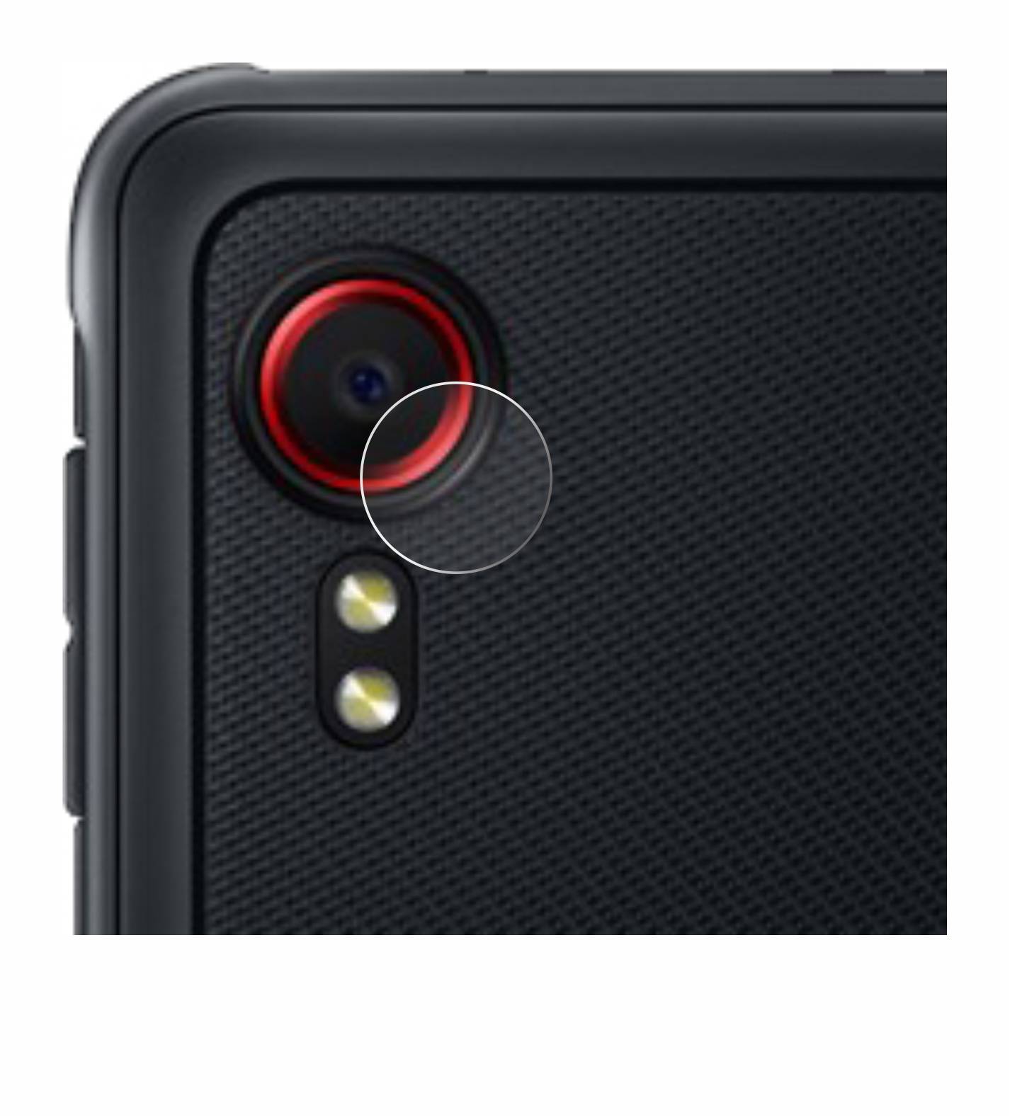 upscreen Schutzfolie für Samsung Galaxy XCover 5 Enterprise Edition (NUR Kameraschutz) Kratzschutz Anti-Fingerprint