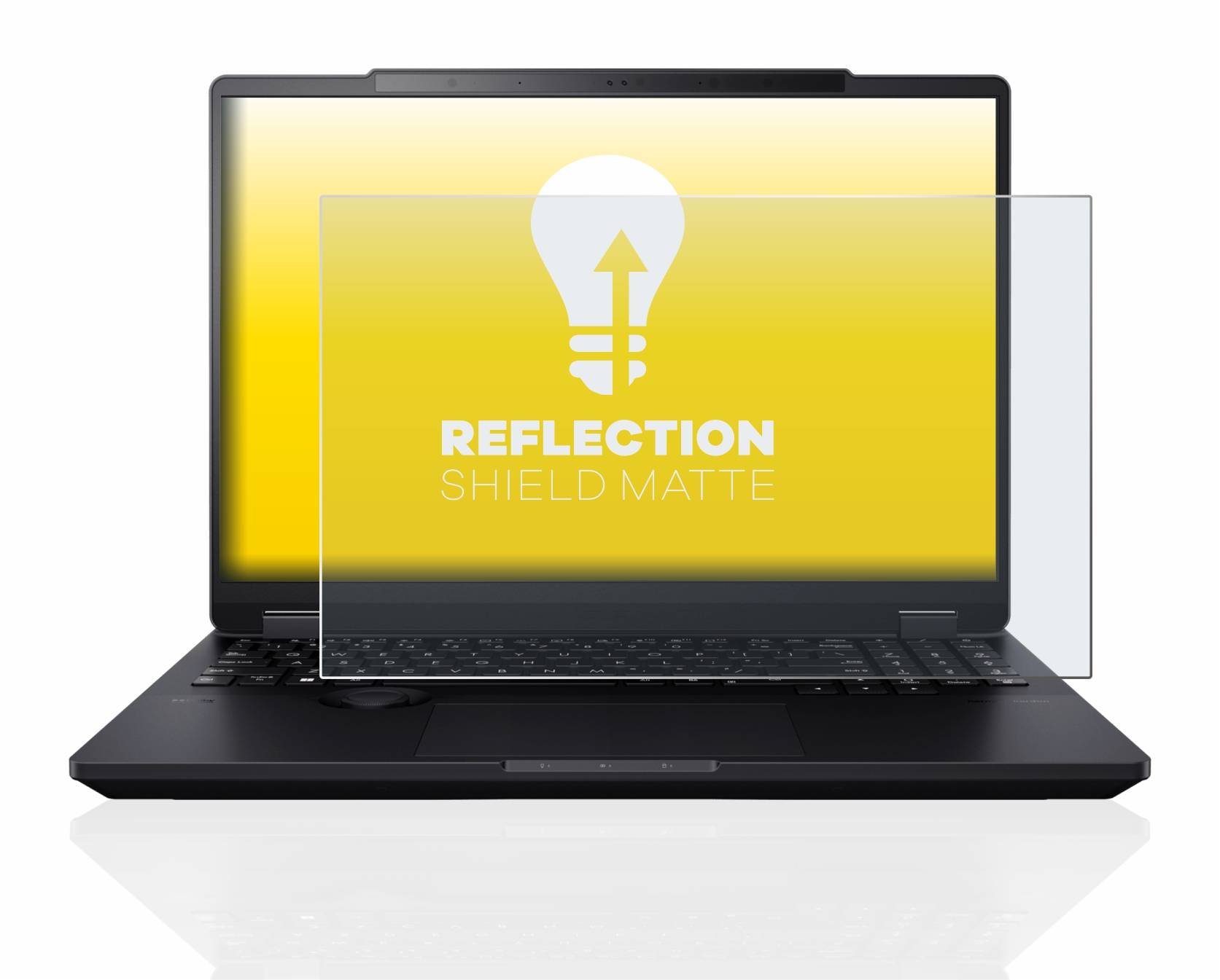 upscreen Reflection Shield Matte Premium Displayschutzfolie für Asus ProArt StudioBook 16 3D