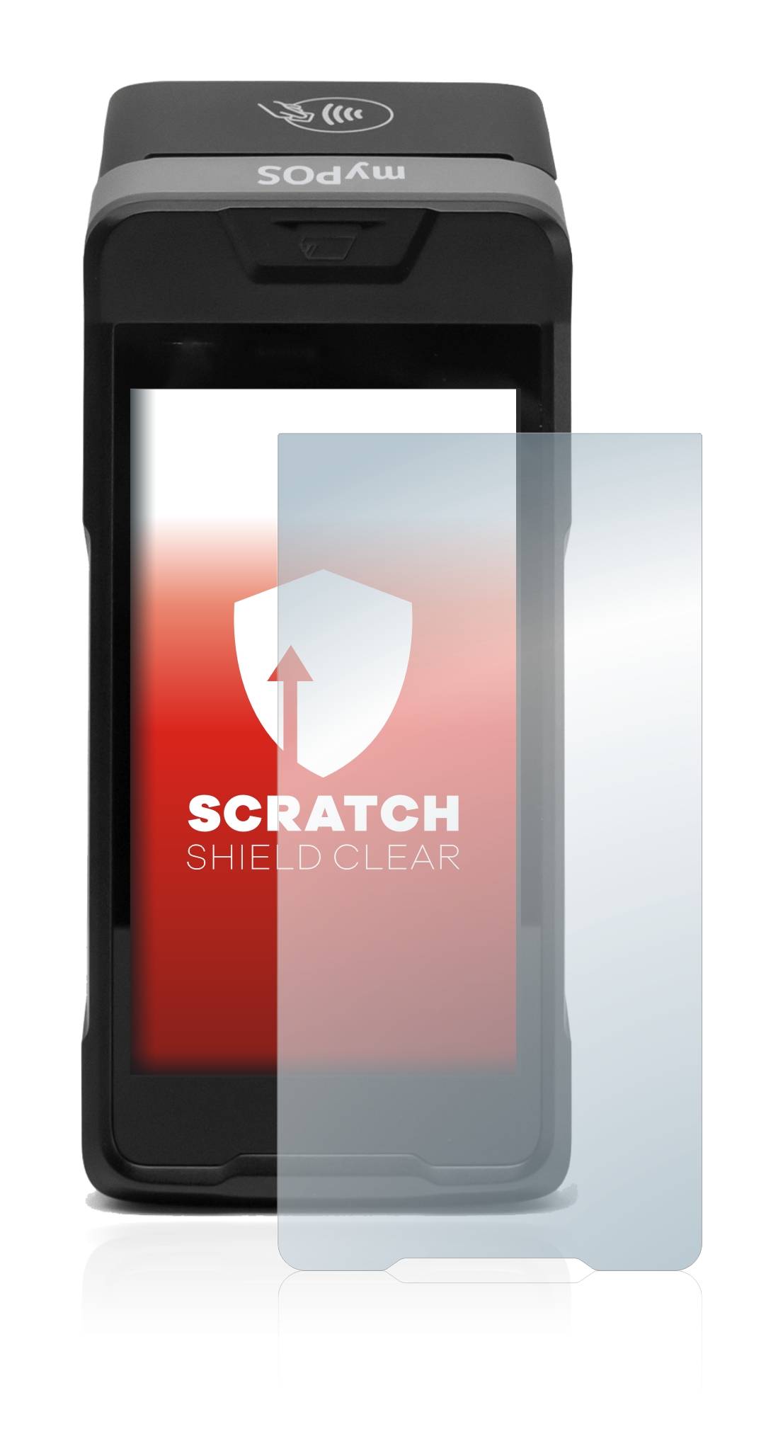 upscreen Scratch Shield Clear Premium Displayschutzfolie für myPOS