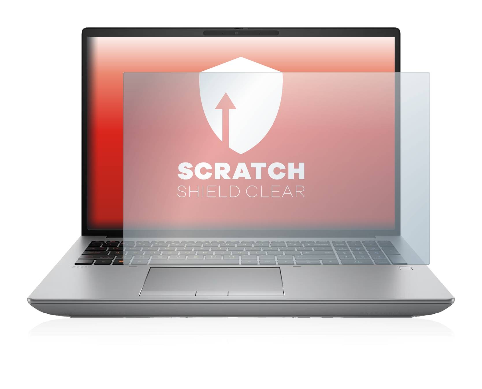 upscreen Scratch Shield Clear Premium Displayschutzfolie für HP ZBook Fury 16