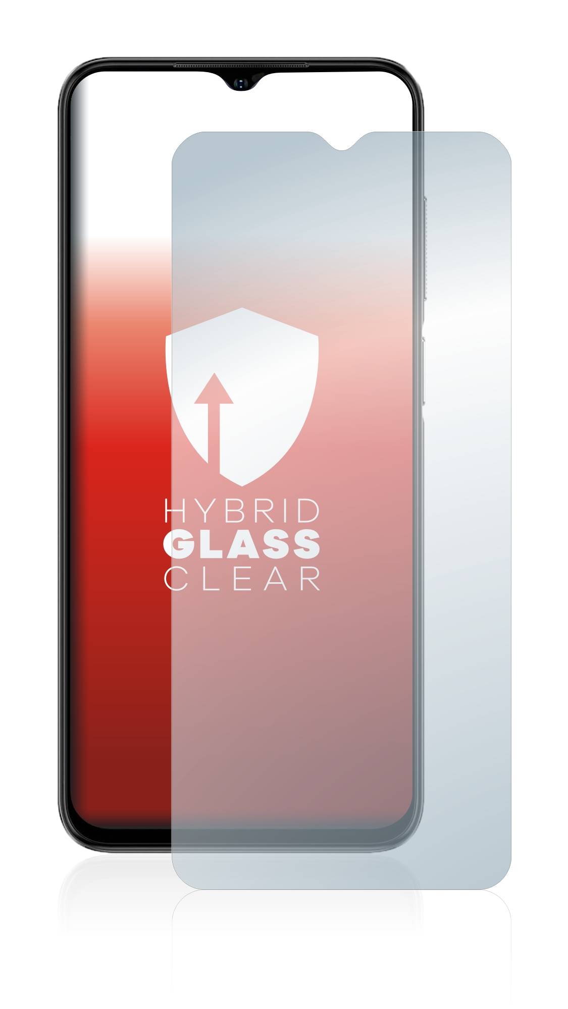 upscreen Flexible Schutz Glas Folie für Ulefone Note 14 Schutzglas 9H Hybridglas Klar