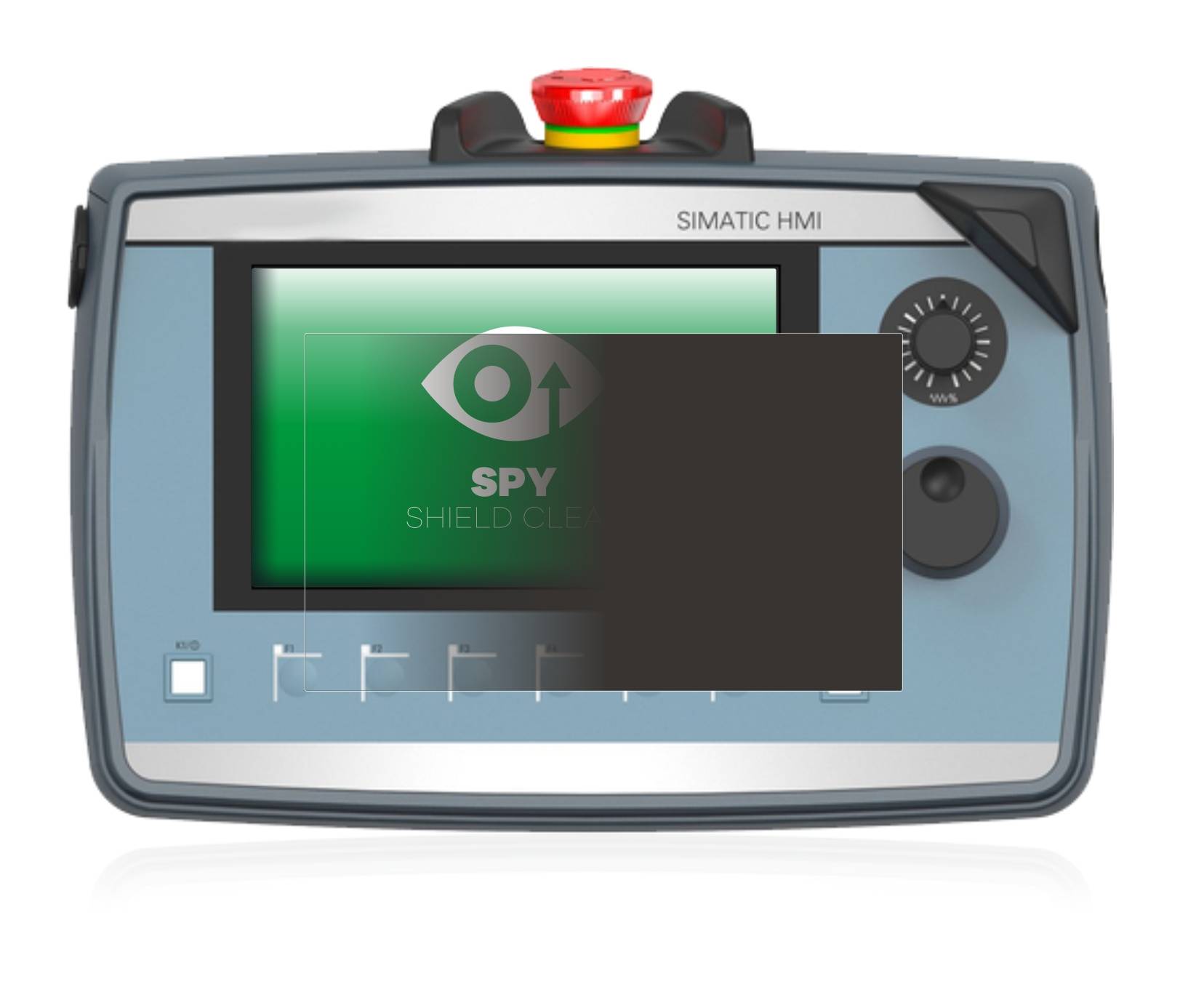 upscreen Spy Shield Clear Premium Blickschutzfolie für Siemens Simatic HMI