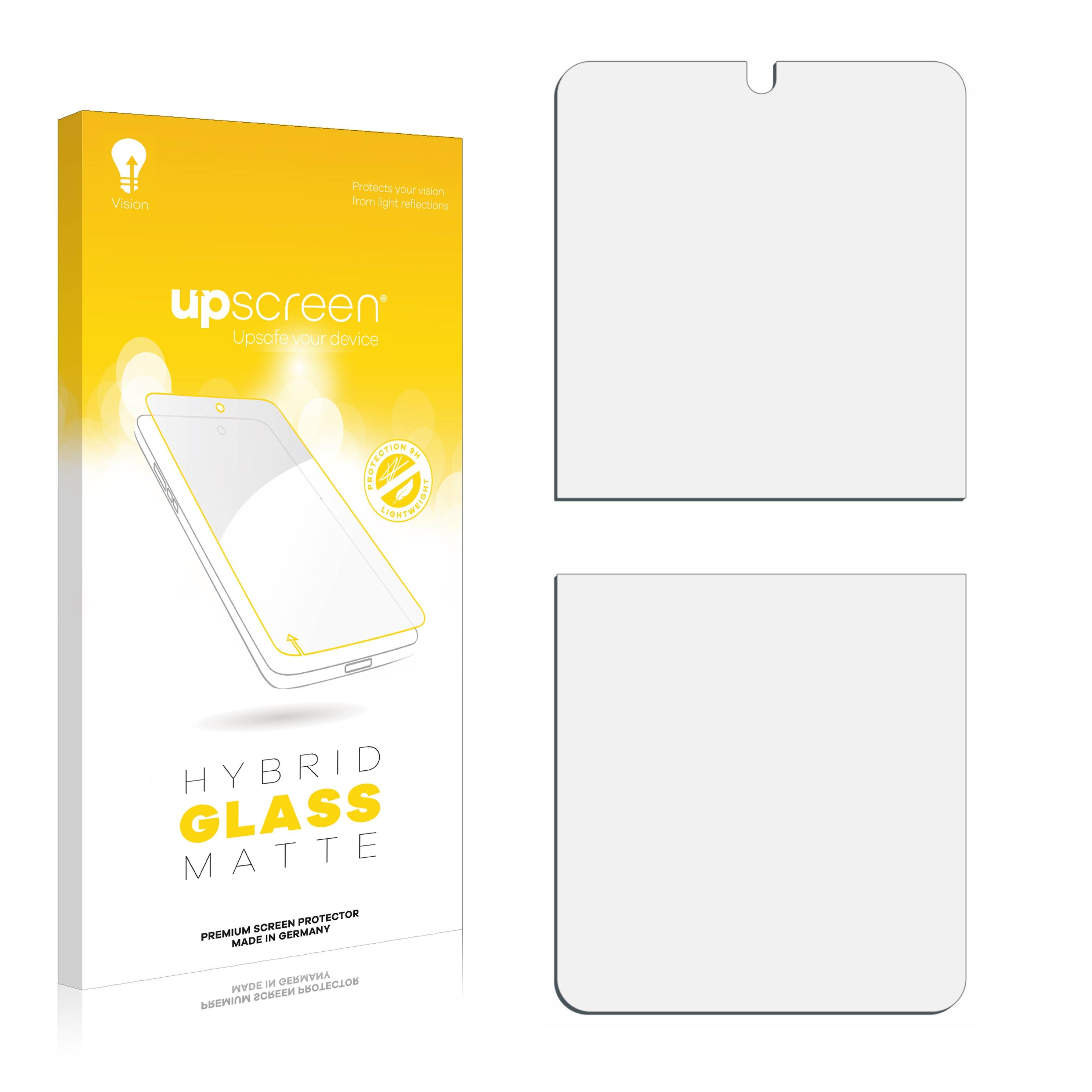 upscreen Flexible Schutz Glas Folie für Oppo Find N2 Flip Schutzglas 9H Hybridglas Matt Entspiegelt