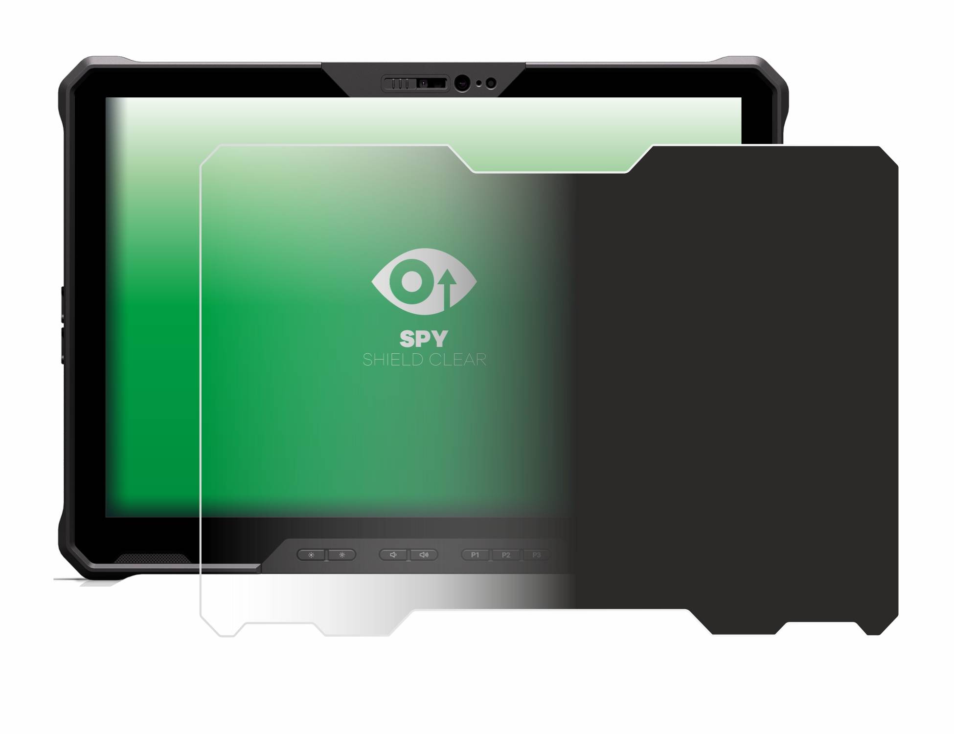 upscreen Blickschutzfolie für Dell Latitude 7230 Rugged Extreme Anti-Spy Privacy Blaulichtschutz Sichtschutzfolie