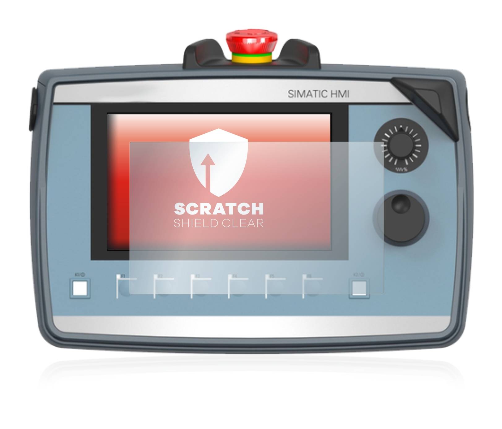 upscreen Schutzfolie für Siemens Simatic HMI KTP700F Kratzschutz Anti-Fingerprint Klar
