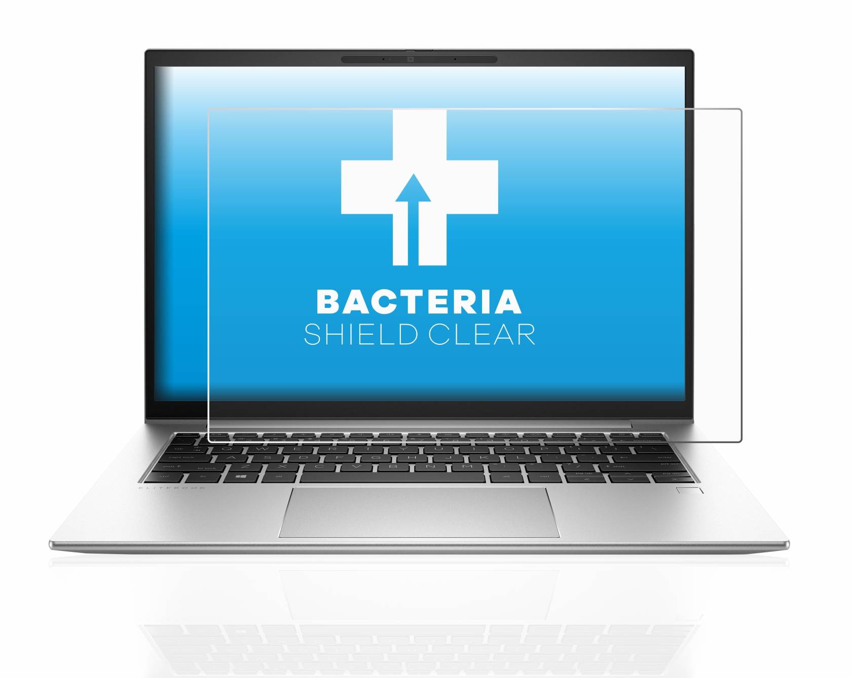 upscreen Bacteria Shield Clear Premium Antibakterielle Displayschutzfolie für HP EliteBook