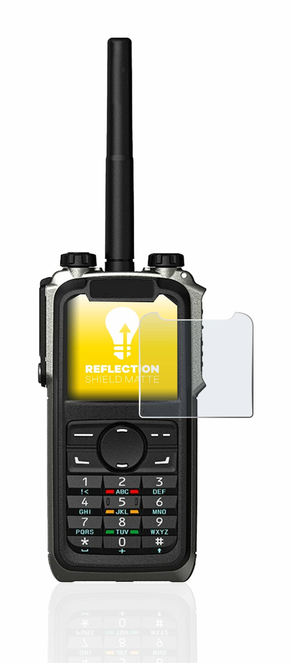 upscreen Reflection Shield Matte Premium Displayschutzfolie für Hytera