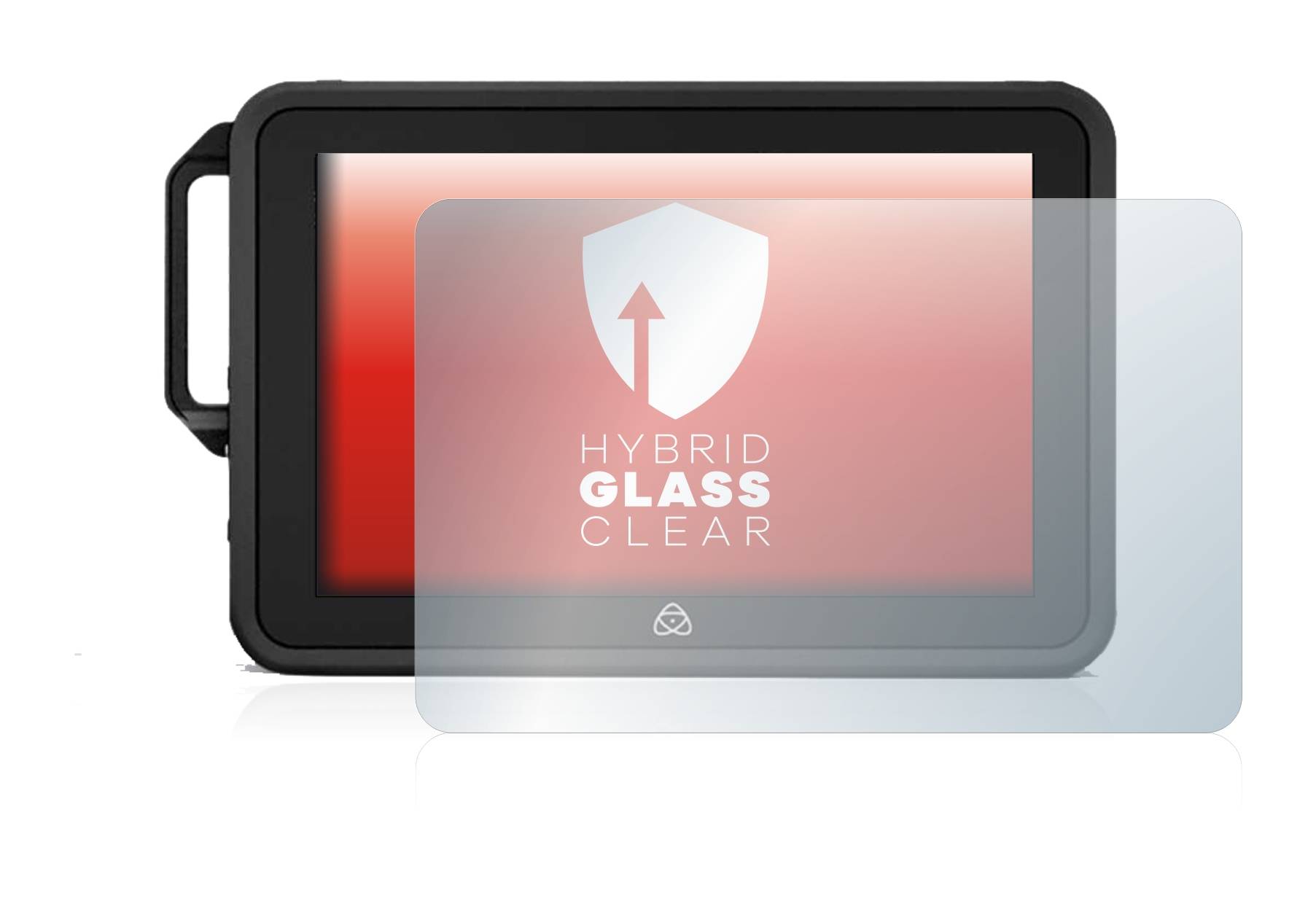 upscreen Hybrid Glass Clear Premium Schutzglas Folie für Atomos Shogun