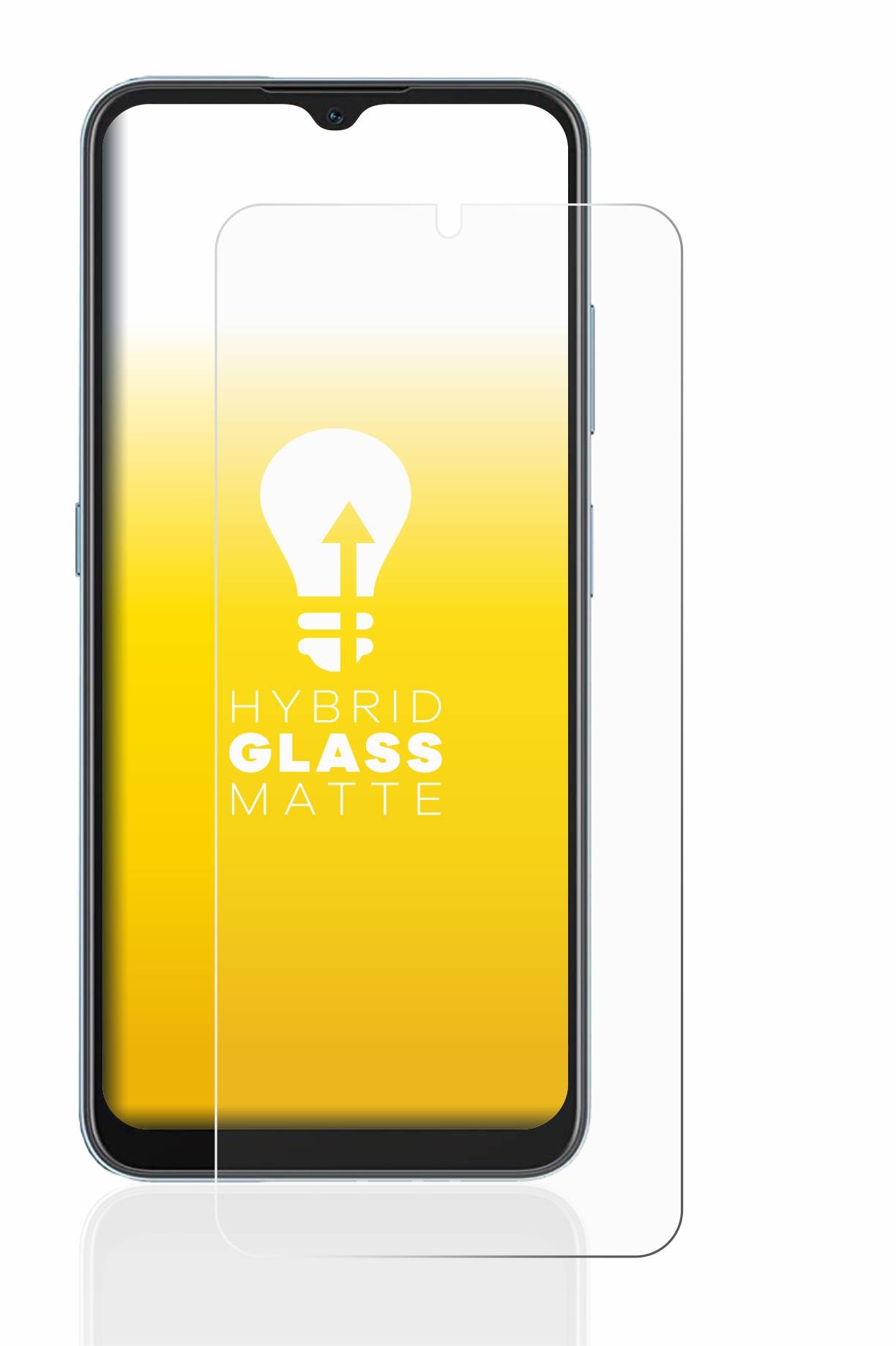 upscreen Flexible Schutz Glas Folie für Blackview A85 Schutzglas 9H Hybridglas Matt Entspiegelt