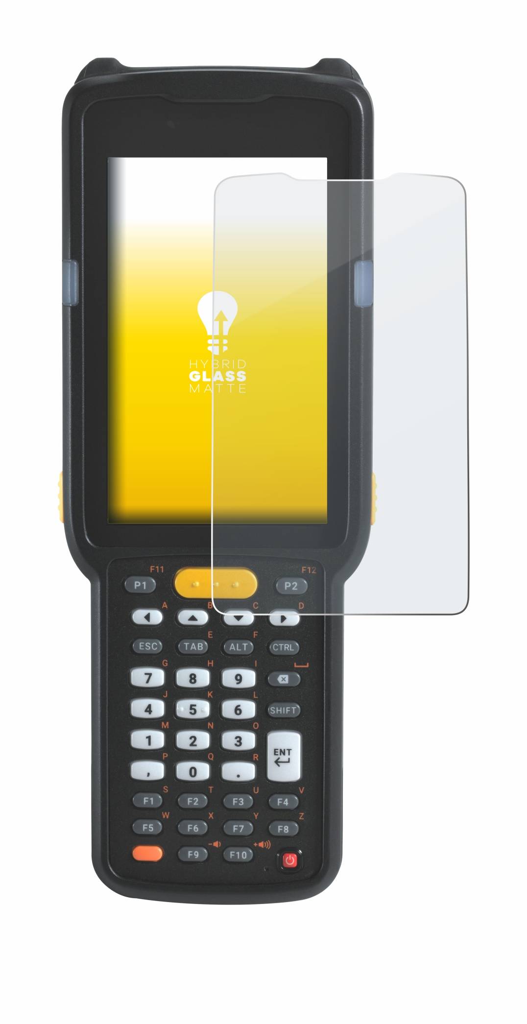 upscreen Hybrid Glass Matte Premium Schutzglas Folie für Zebra