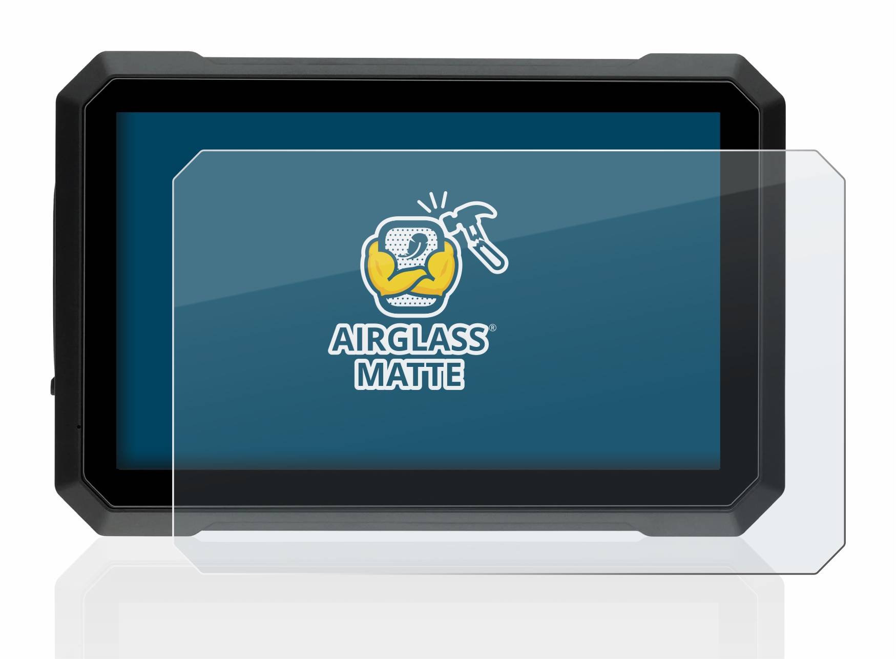 BROTECT AirGlass Flexible Schutz Glas Folie für Elebest C750 7" Matt Entspiegelt