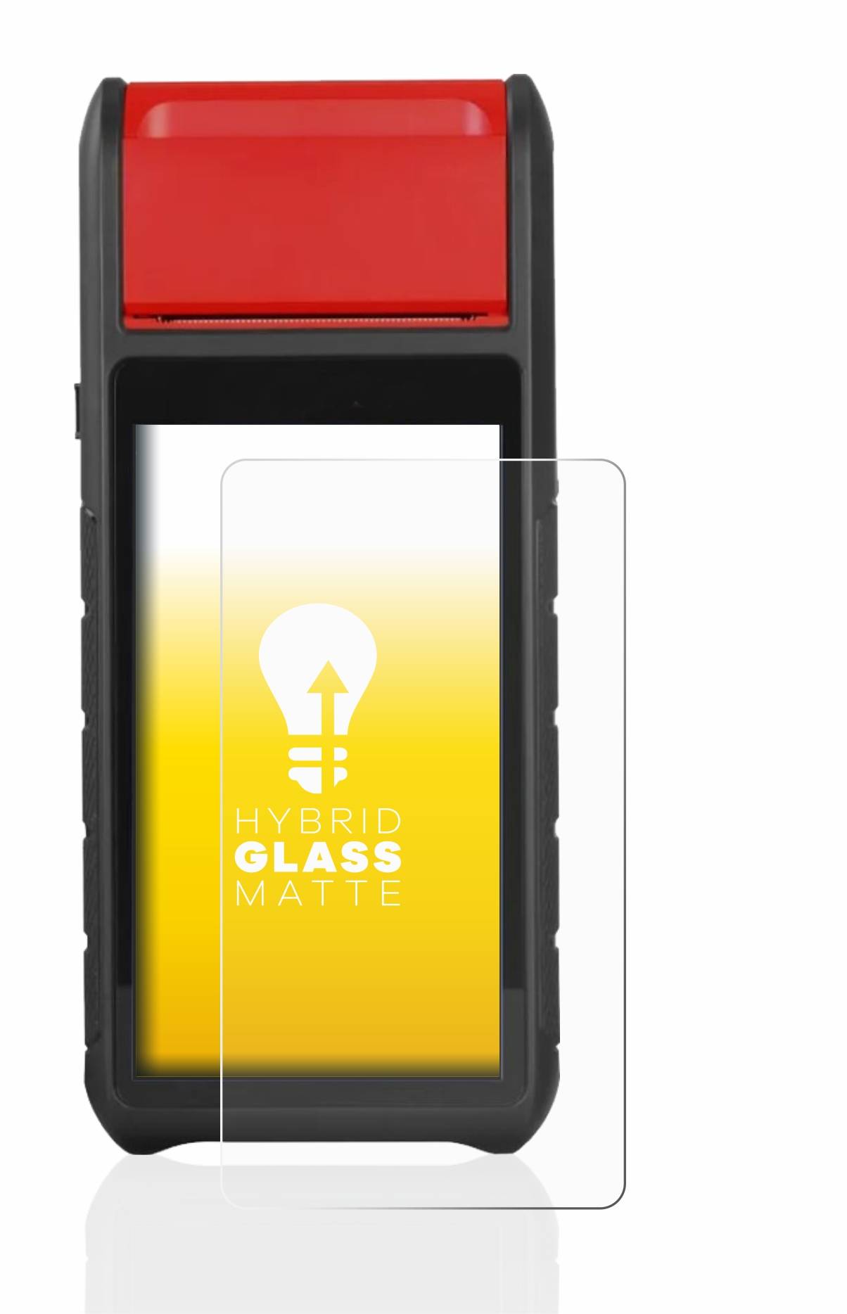 upscreen Hybrid Glass Matte Premium Schutzglas Folie für Autel MaxiBAS