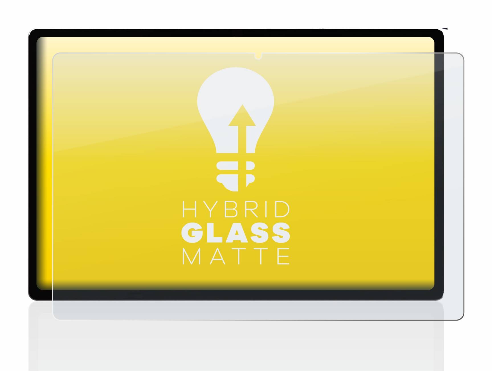 upscreen Hybrid Glass Matte Premium Schutzglas Folie für Chuwi Hipad