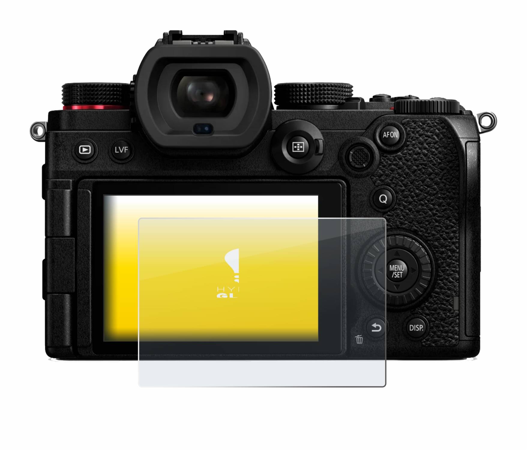 upscreen Hybrid Glass Matte Premium Schutzglas Folie für Panasonic Lumix