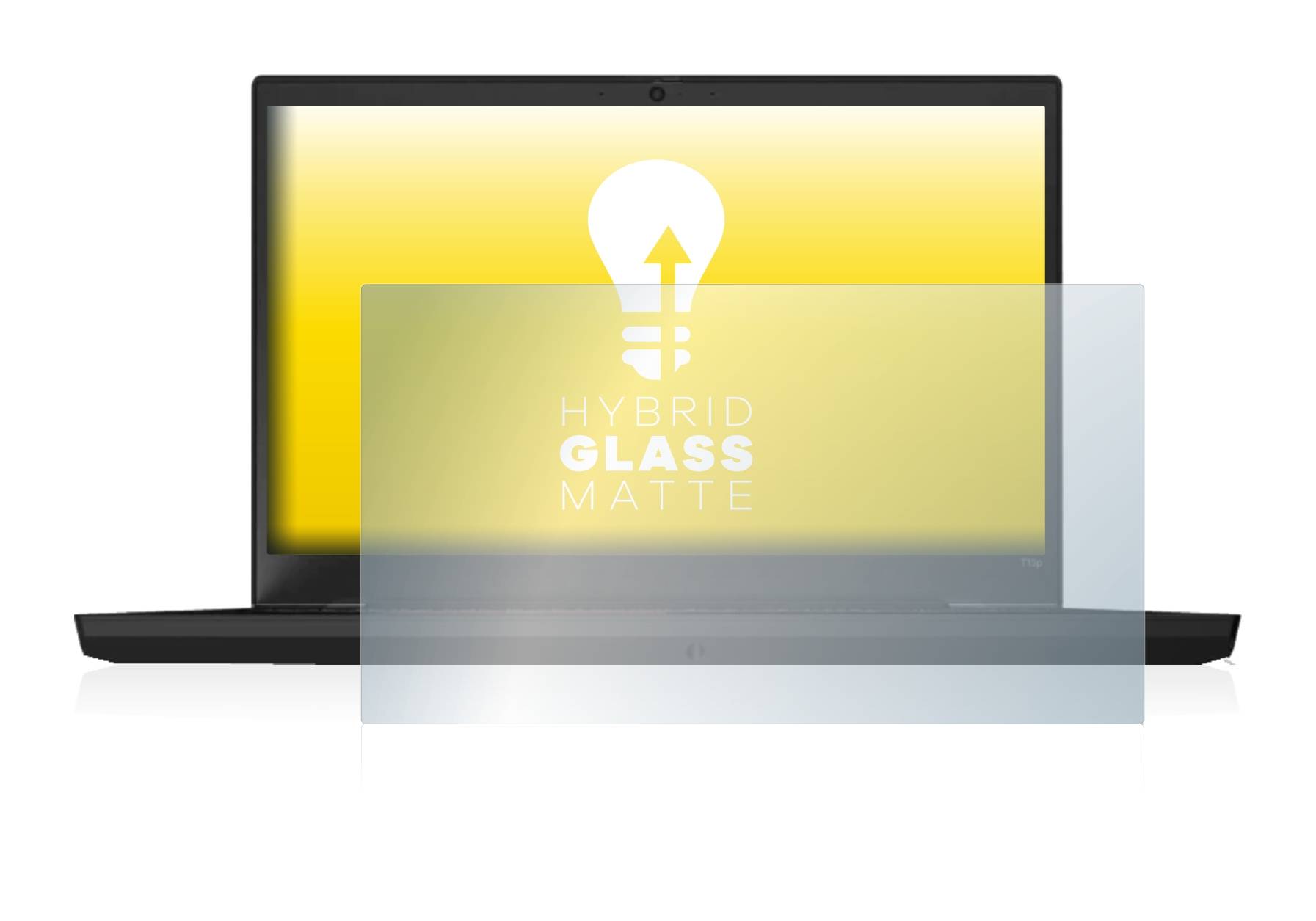 upscreen Hybrid Glass Matte Premium Schutzglas Folie für Lenovo ThinkPad