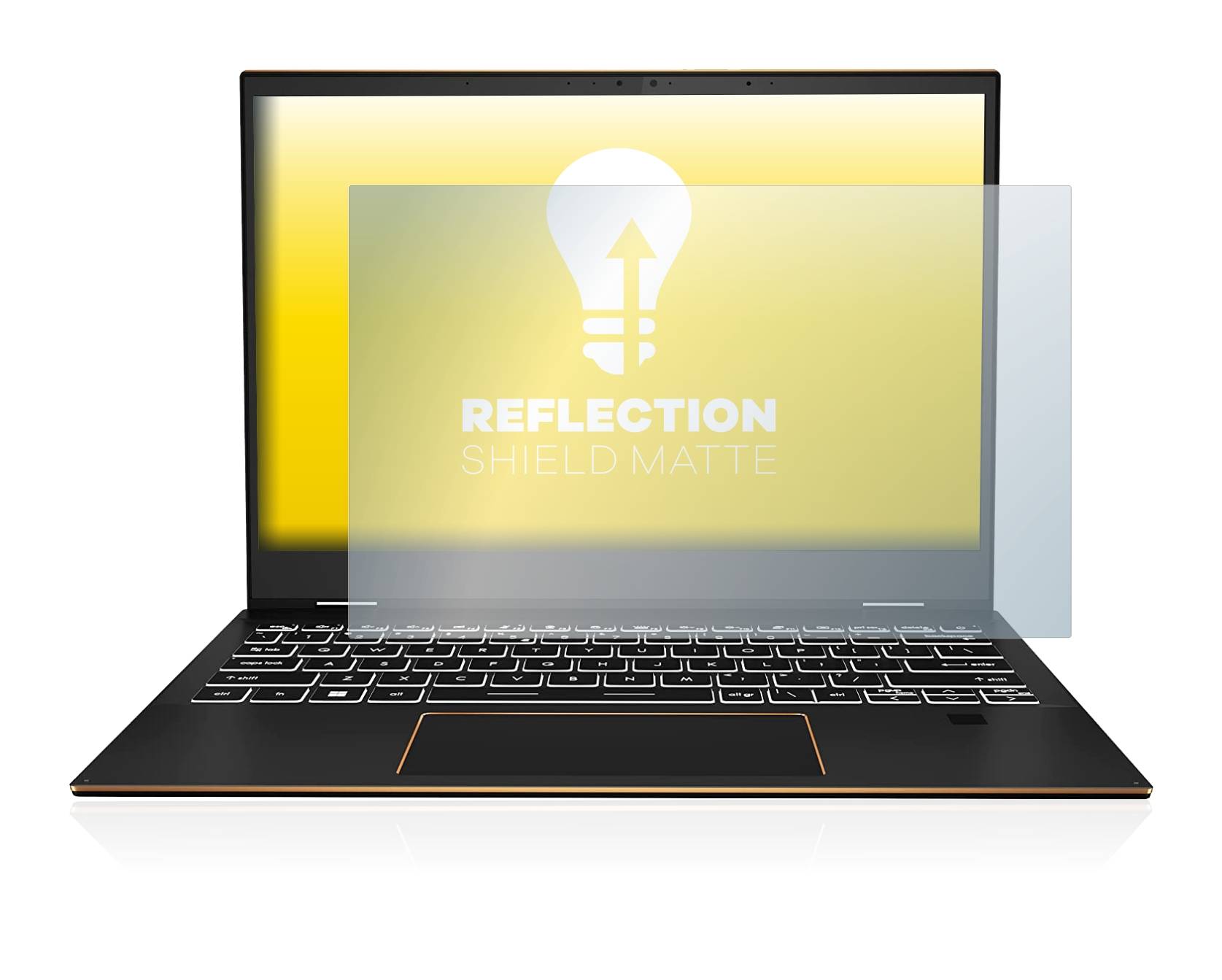 upscreen Reflection Shield Matte Premium Displayschutzfolie für MSI Summit E13 Flip