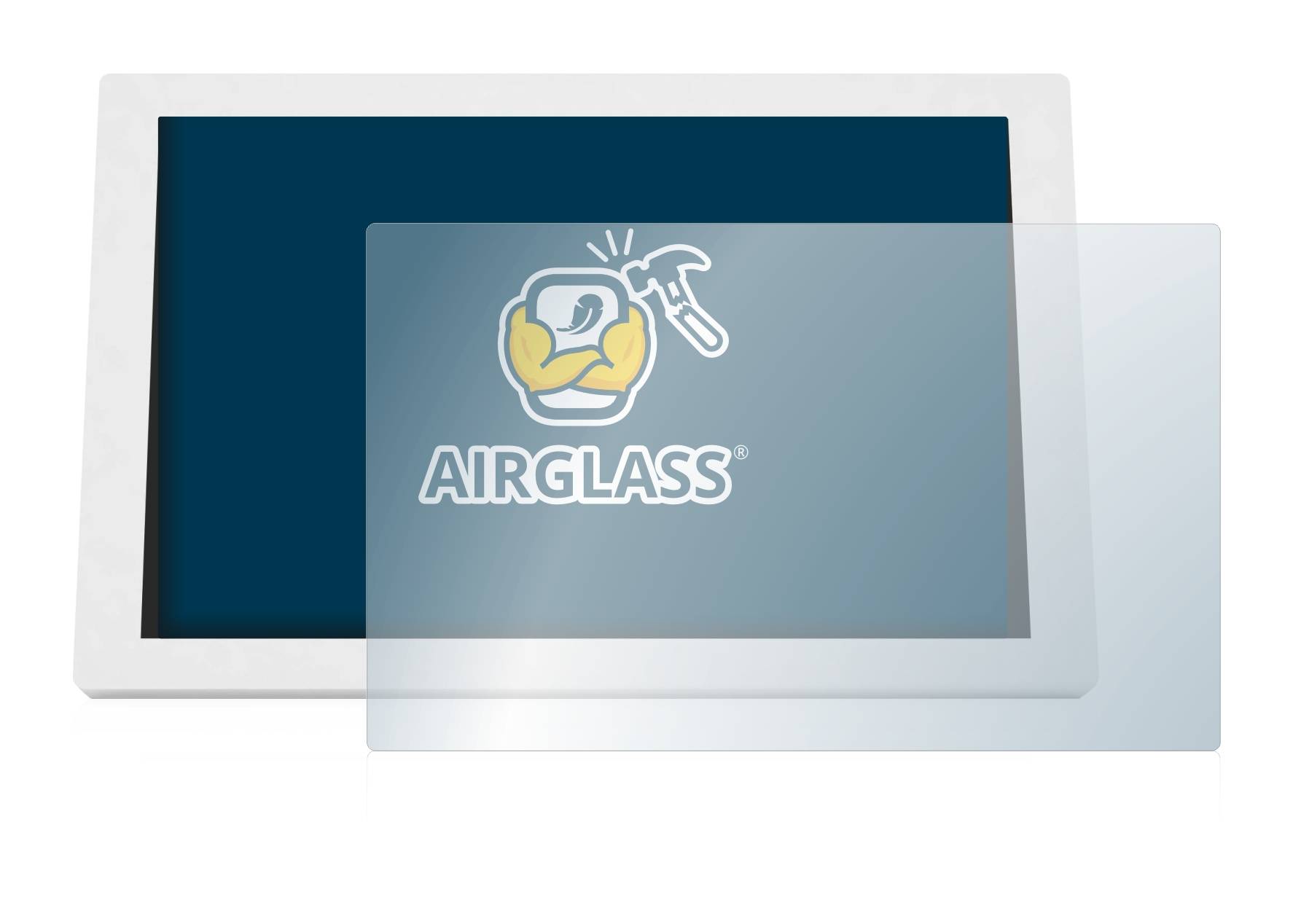 BROTECT AirGlass Flexible Schutz Glas Folie für WetterOnline Home 3 Klar Transparent
