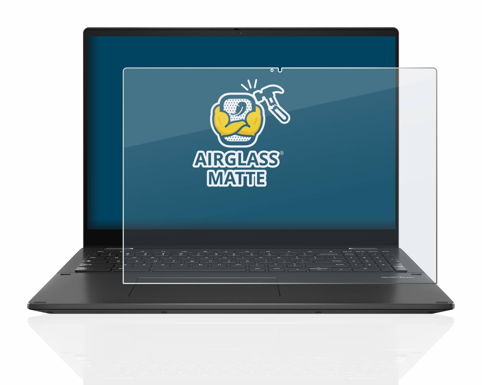 BROTECT AirGlass Matte Schutzglas Folie für Asus Chromebook Flip CX5 16 (12.
