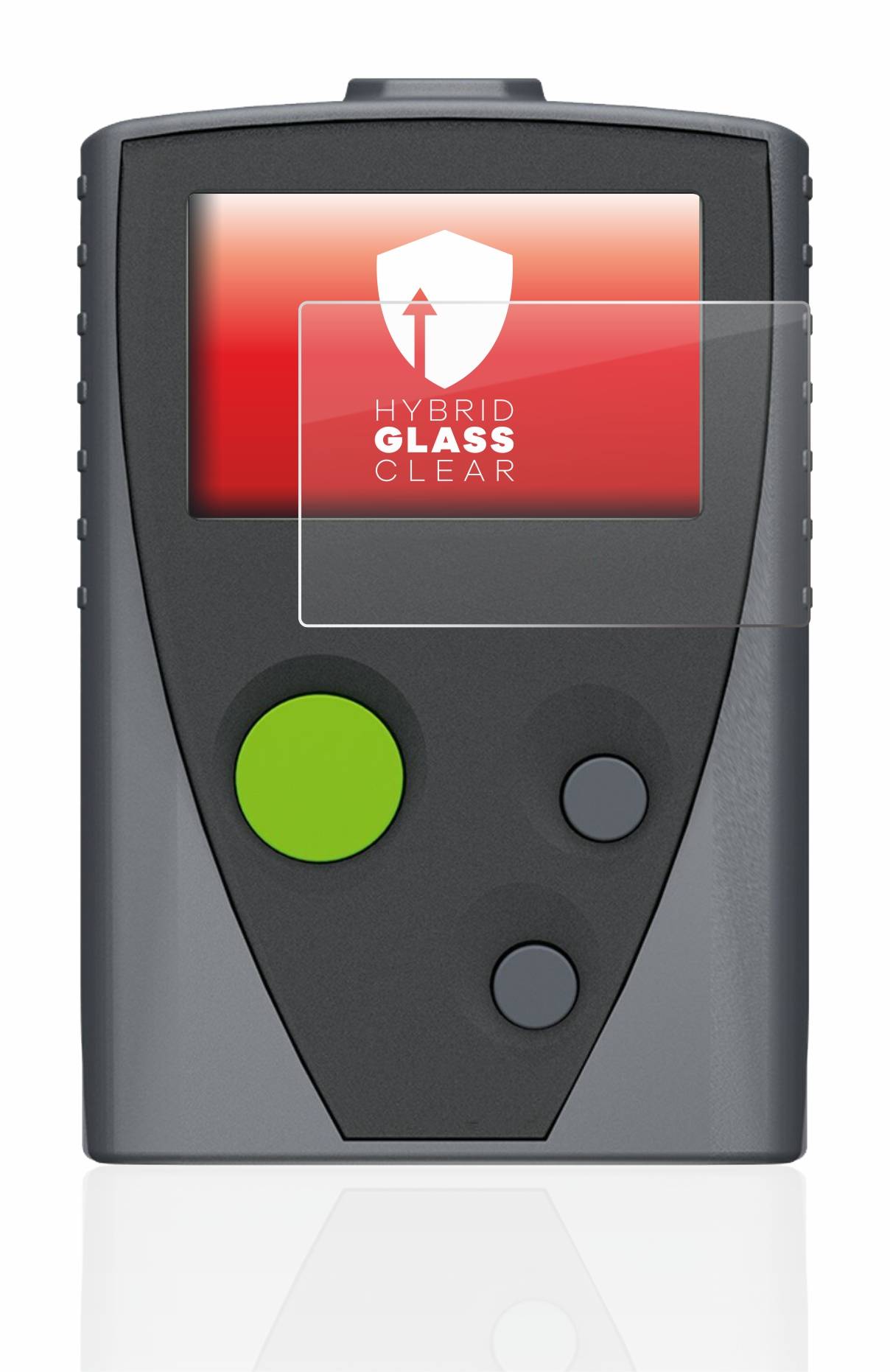 upscreen Flexible Schutz Glas Folie für Swissphone Boss 915 Schutzglas 9H Hybridglas Klar
