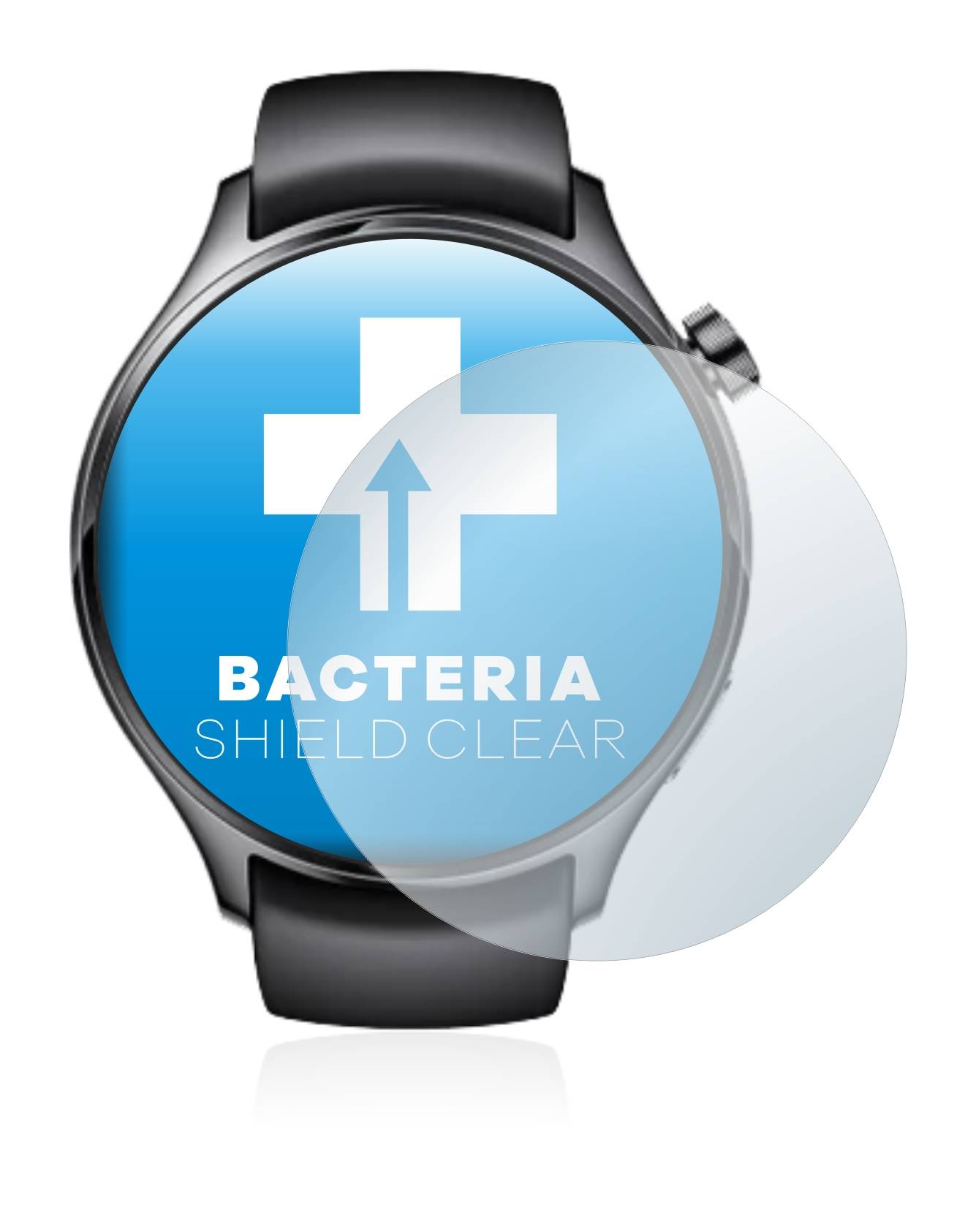 upscreen Bacteria Shield Clear Premium Antibakterielle Displayschutzfolie für Xiaomi Watch