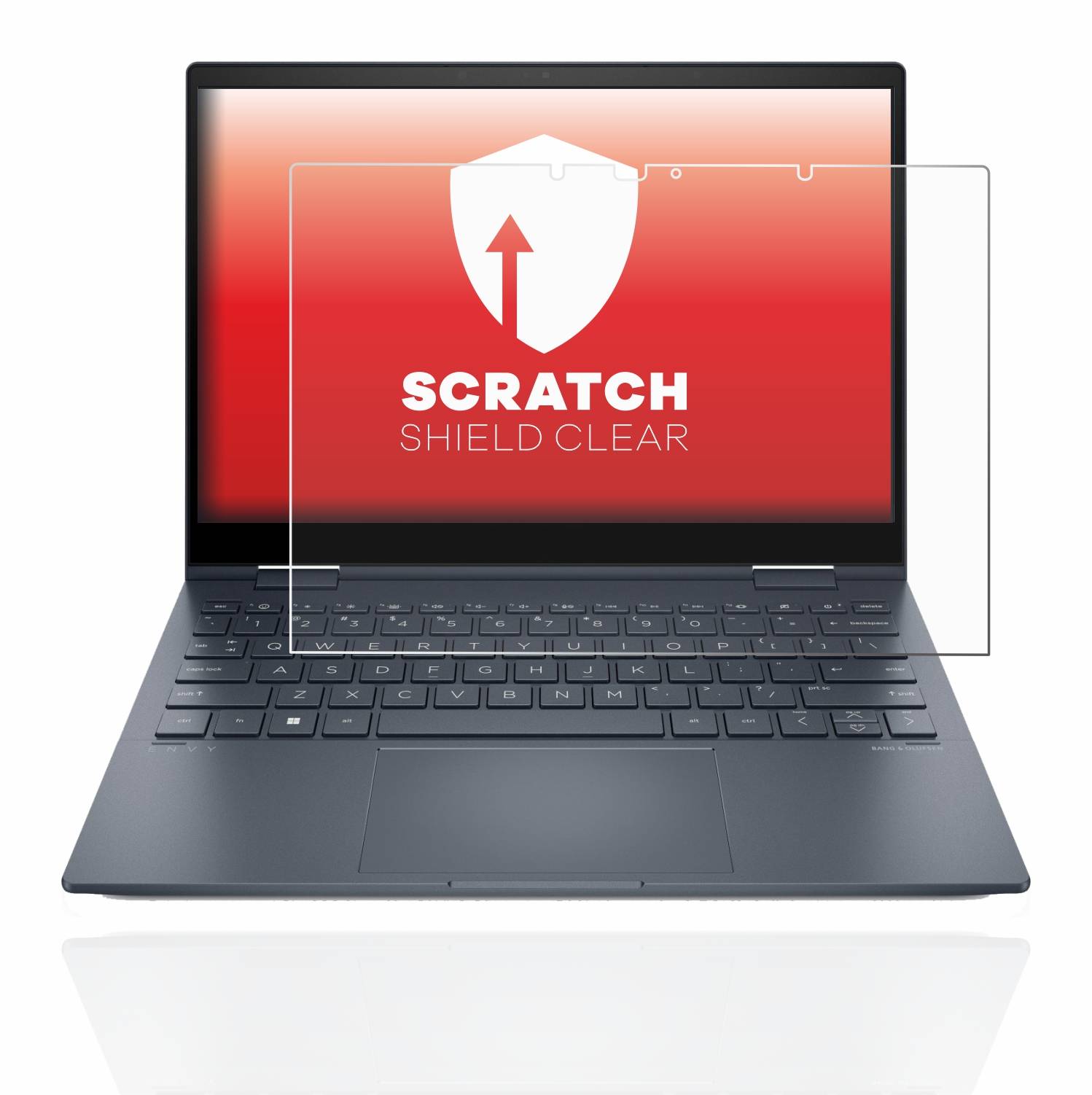 upscreen Schutzfolie für HP Envy x360 13-bfxxx Kratzschutz Anti-Fingerprint Klar