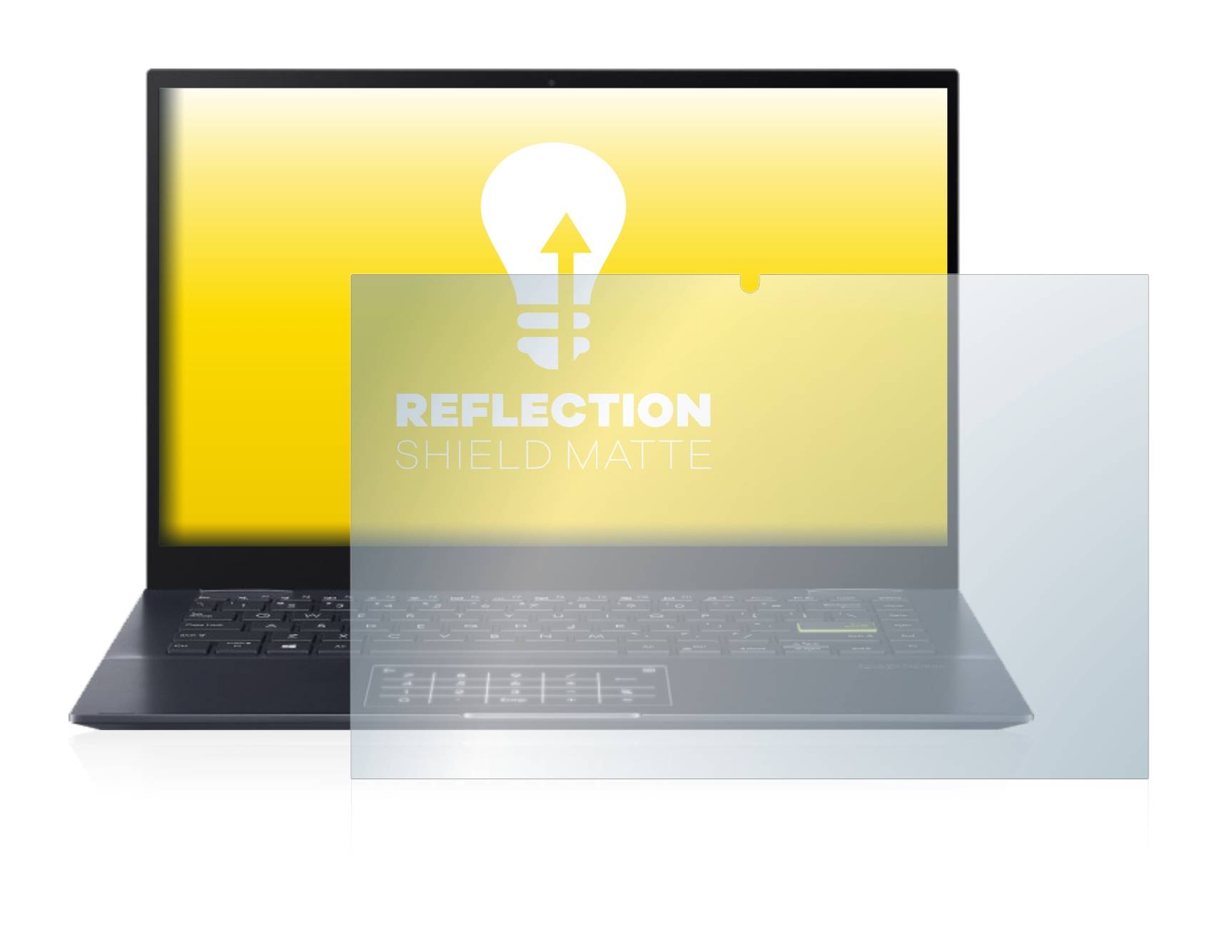 upscreen Reflection Shield Matte Premium Displayschutzfolie für Asus VivoBook Flip 14