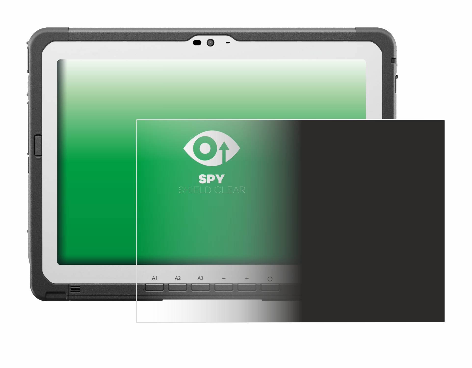 upscreen Spy Shield Clear Premium Blickschutzfolie für Panasonic Toughbook