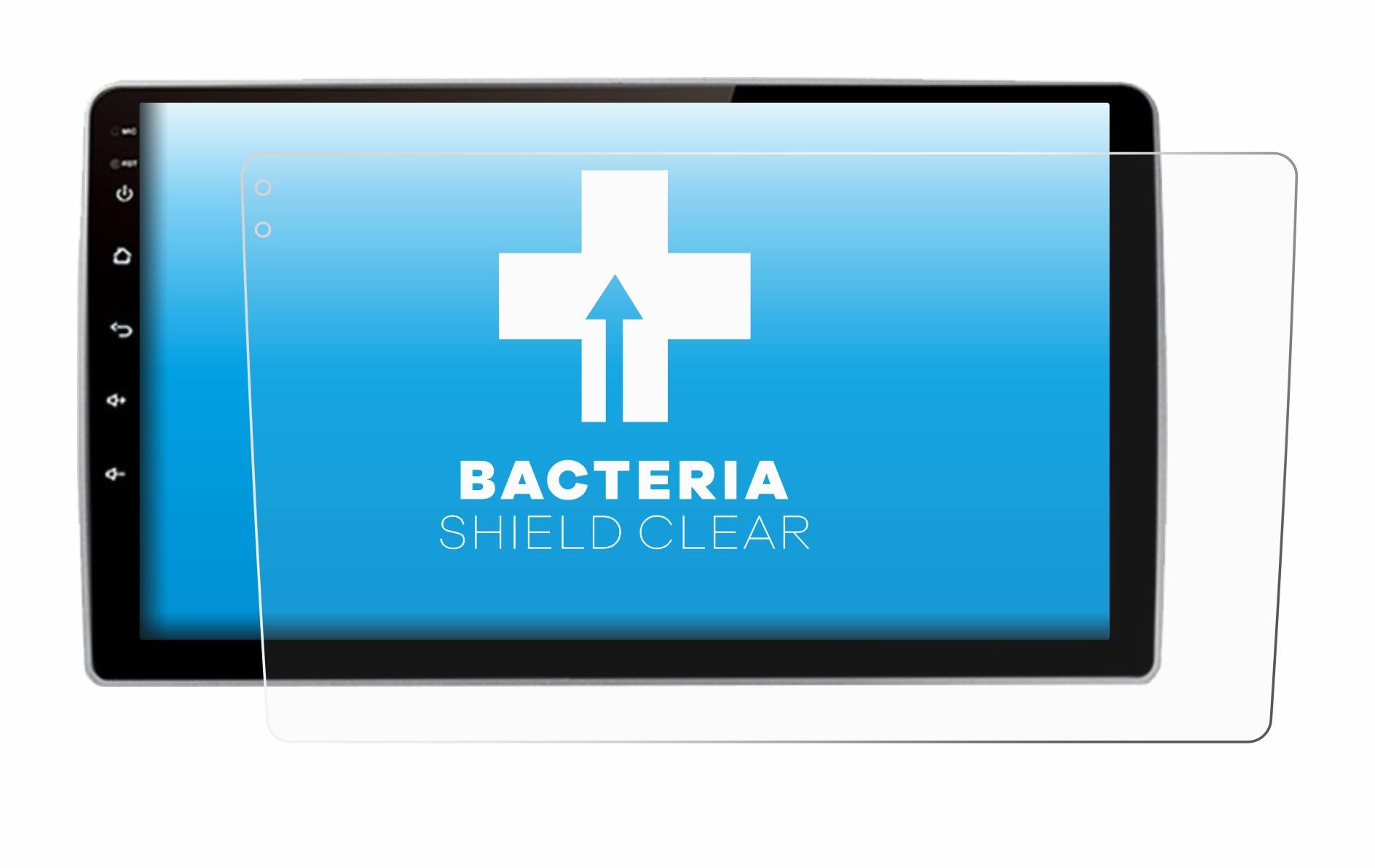 upscreen Bacteria Shield Clear Premium Antibakterielle Displayschutzfolie für Junsun V1 pro