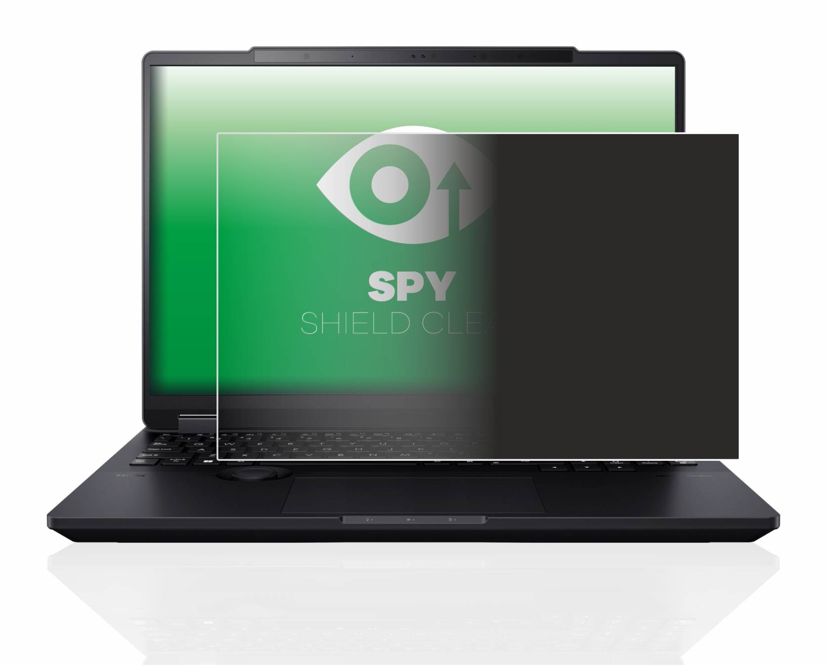upscreen Spy Shield Clear Premium Blickschutzfolie für Asus ProArt StudioBook 16 3D