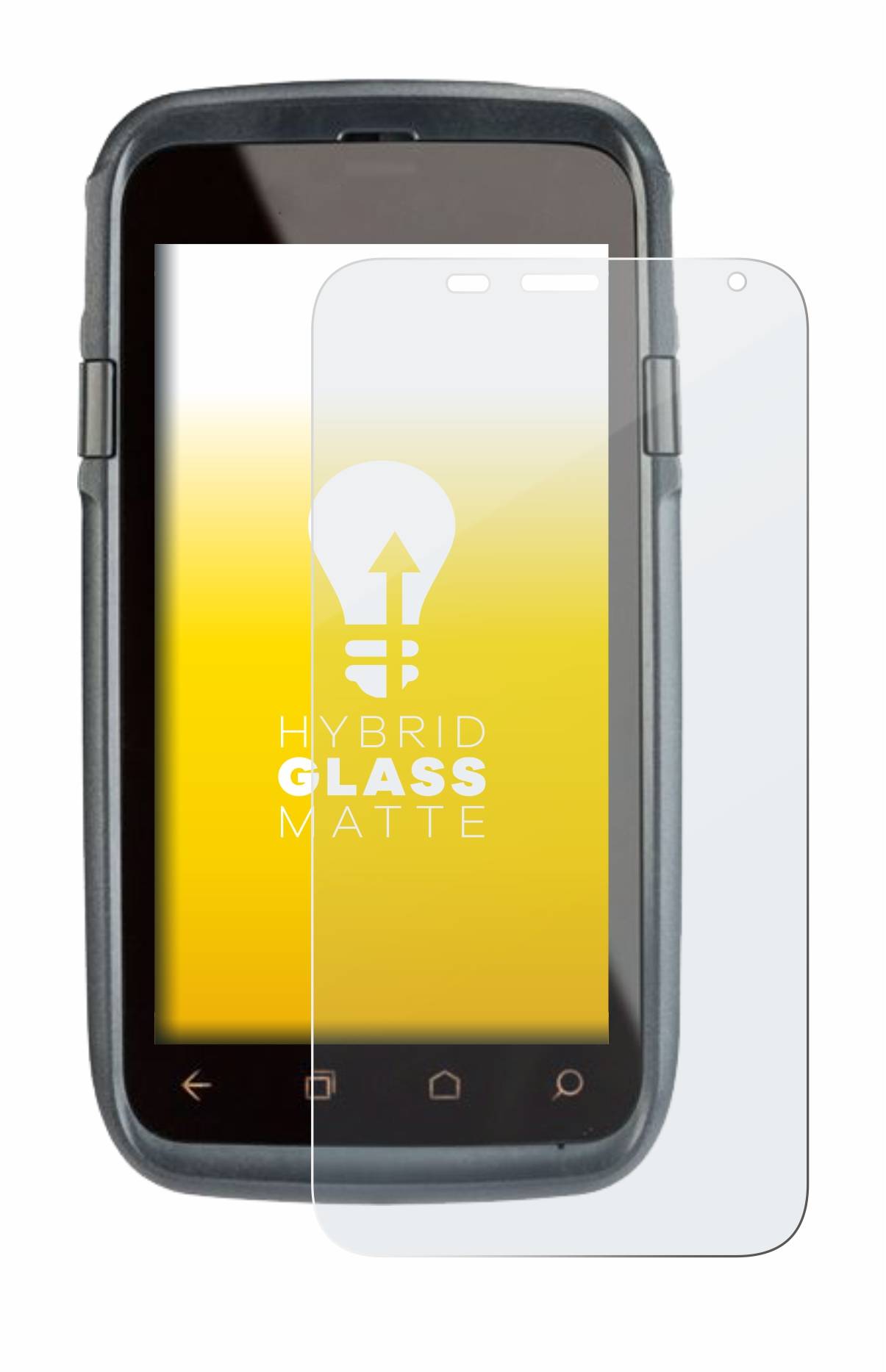 upscreen Flexible Schutz Glas Folie für Honeywell Dolphin CT60 Schutzglas 9H Hybridglas Matt Entspiegelt