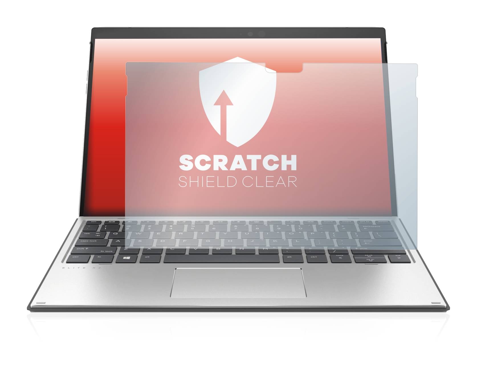 upscreen Schutzfolie für HP Elite x2 G8 Kratzschutz Anti-Fingerprint Klar