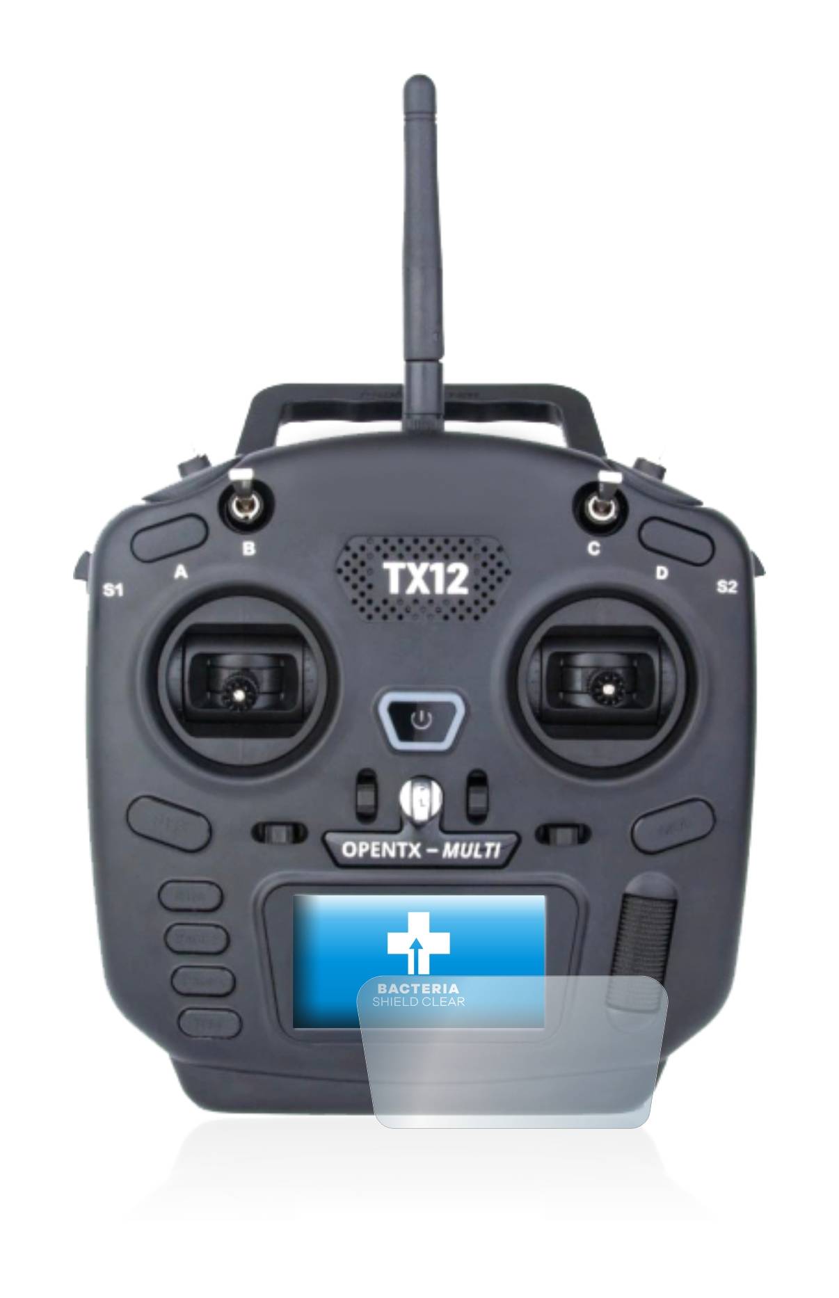 upscreen Bacteria Shield Clear Premium Antibakterielle Displayschutzfolie für Radiomaster