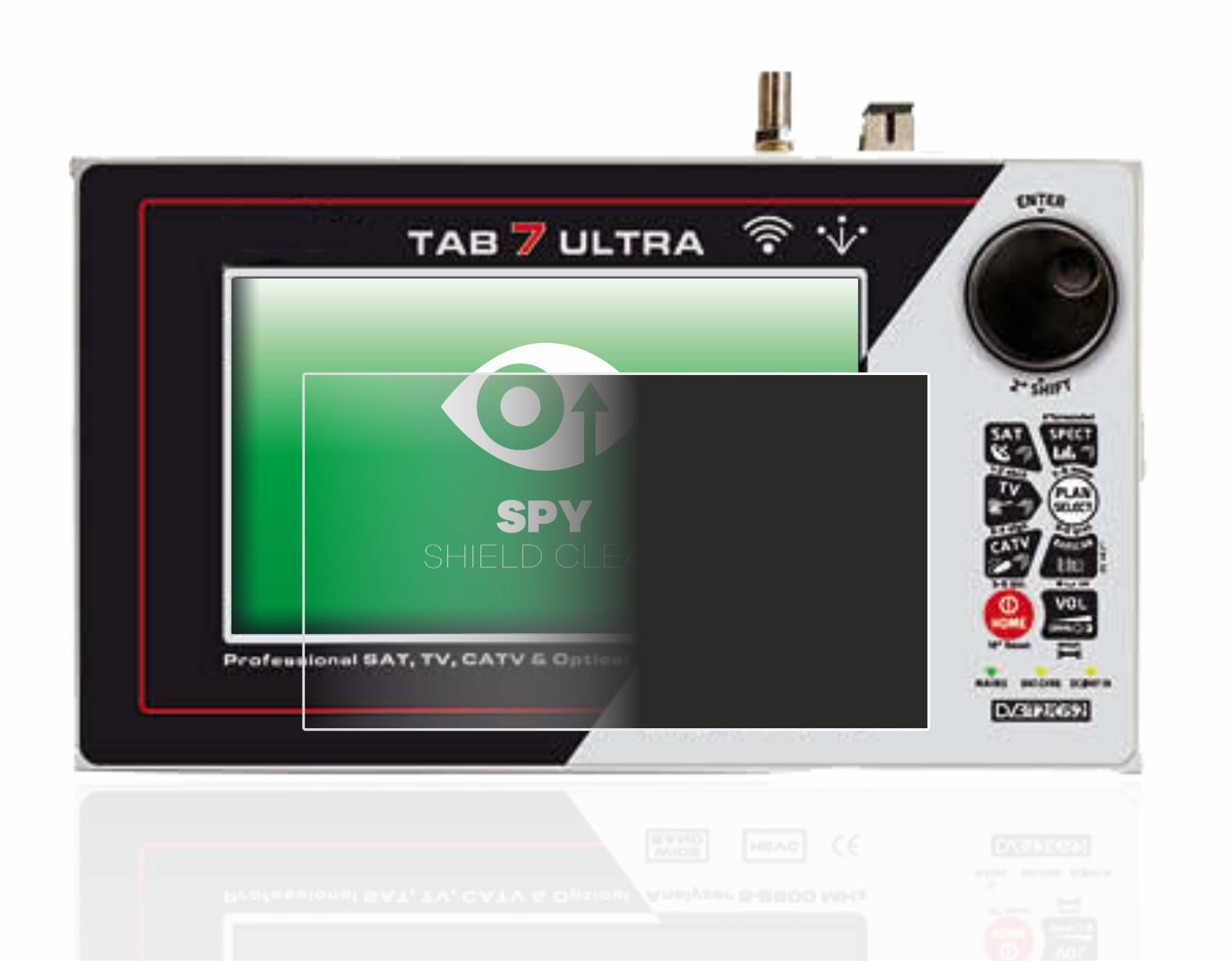 upscreen Spy Shield Clear Premium Blickschutzfolie für Rover TAB 7